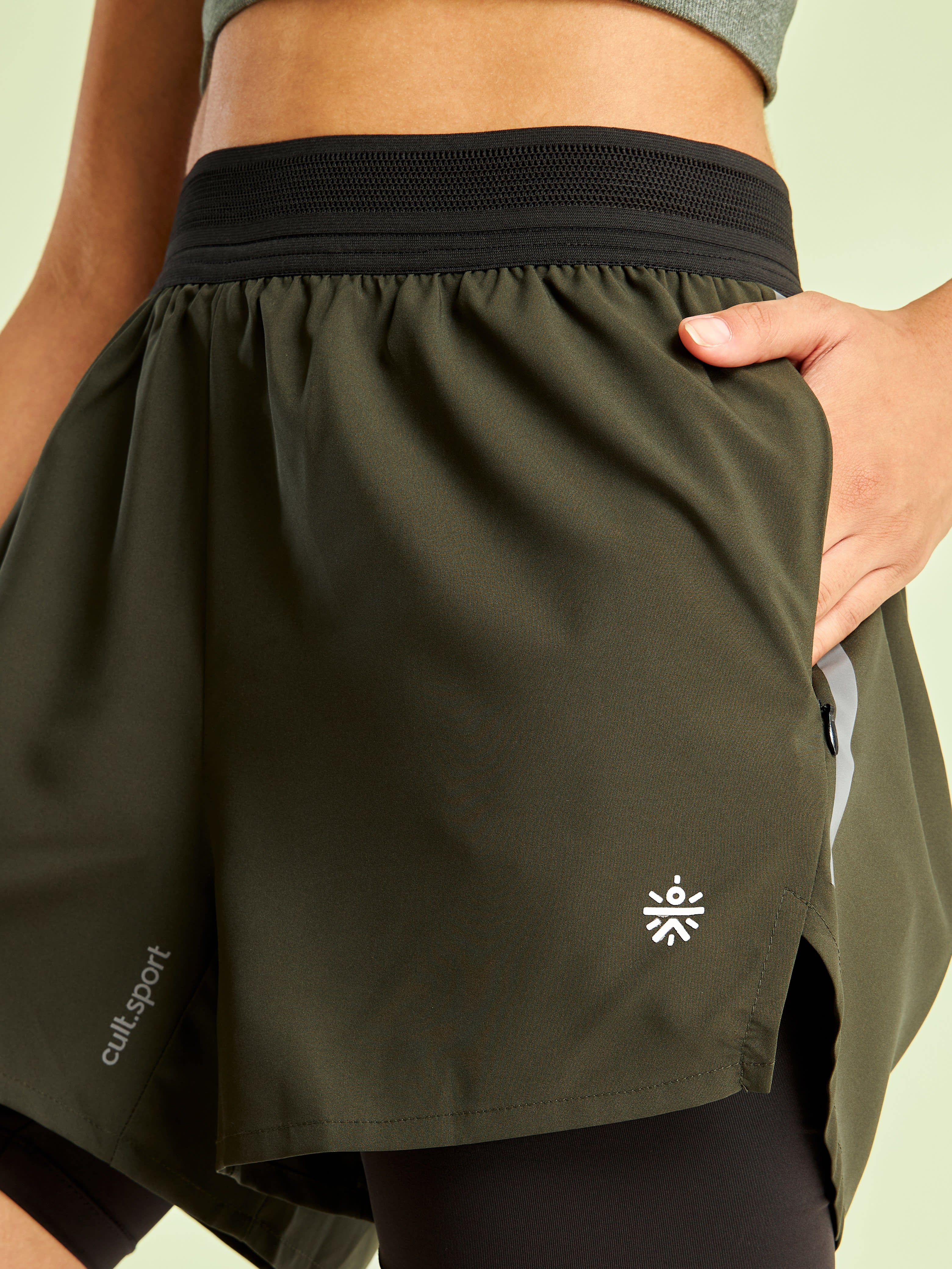 Running Shorts with Inner Tights