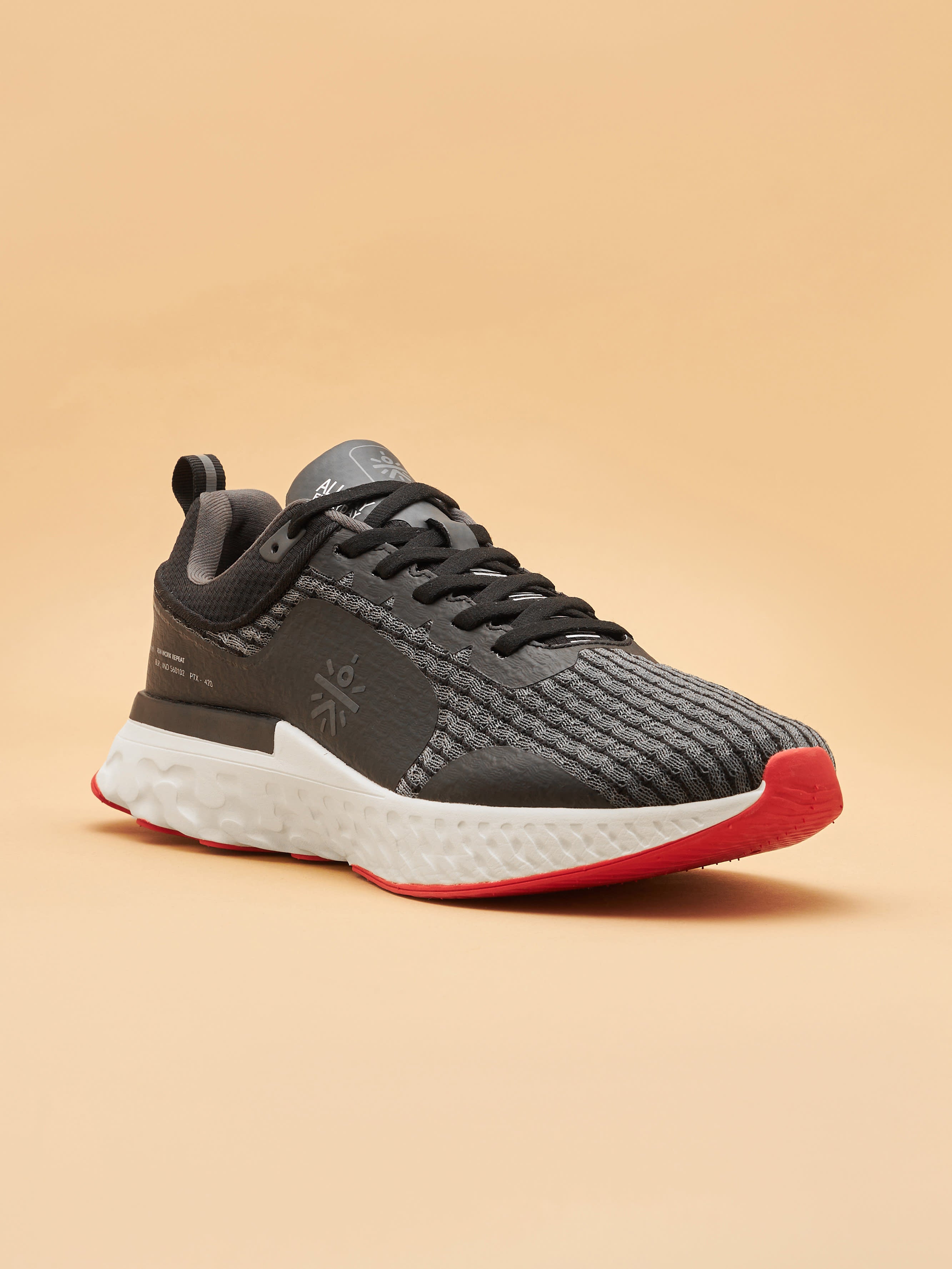 cult Versa Maze Men Running Shoes - Black