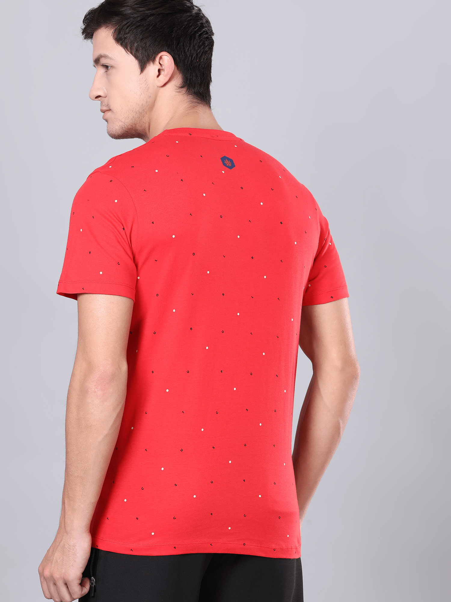 Everyday Alpha Red Cotton Tee