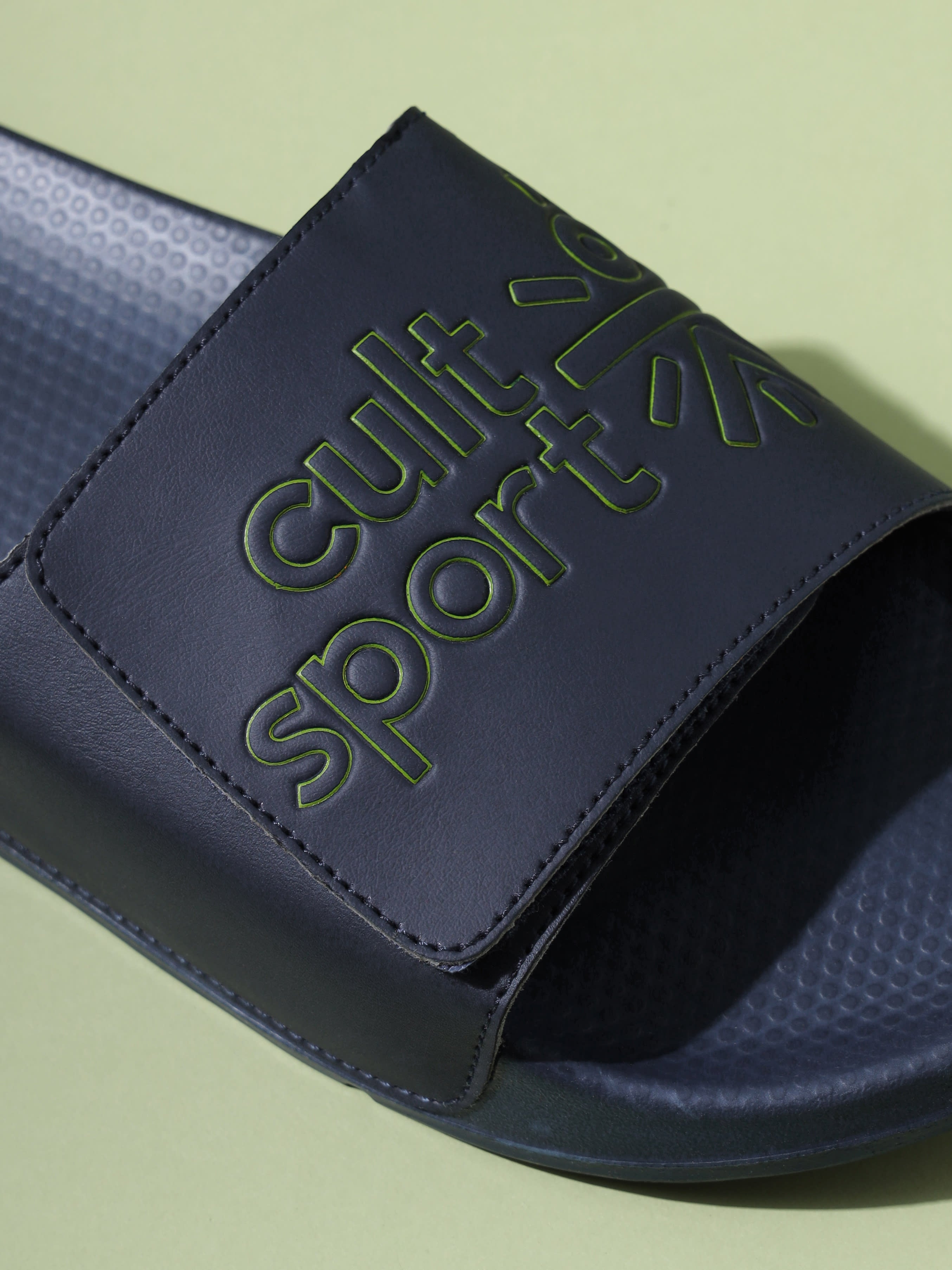 cult Glissade Navy Men Slides