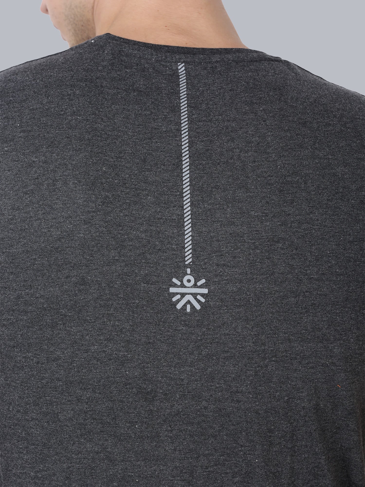 Signature Grey Casual T-shirt