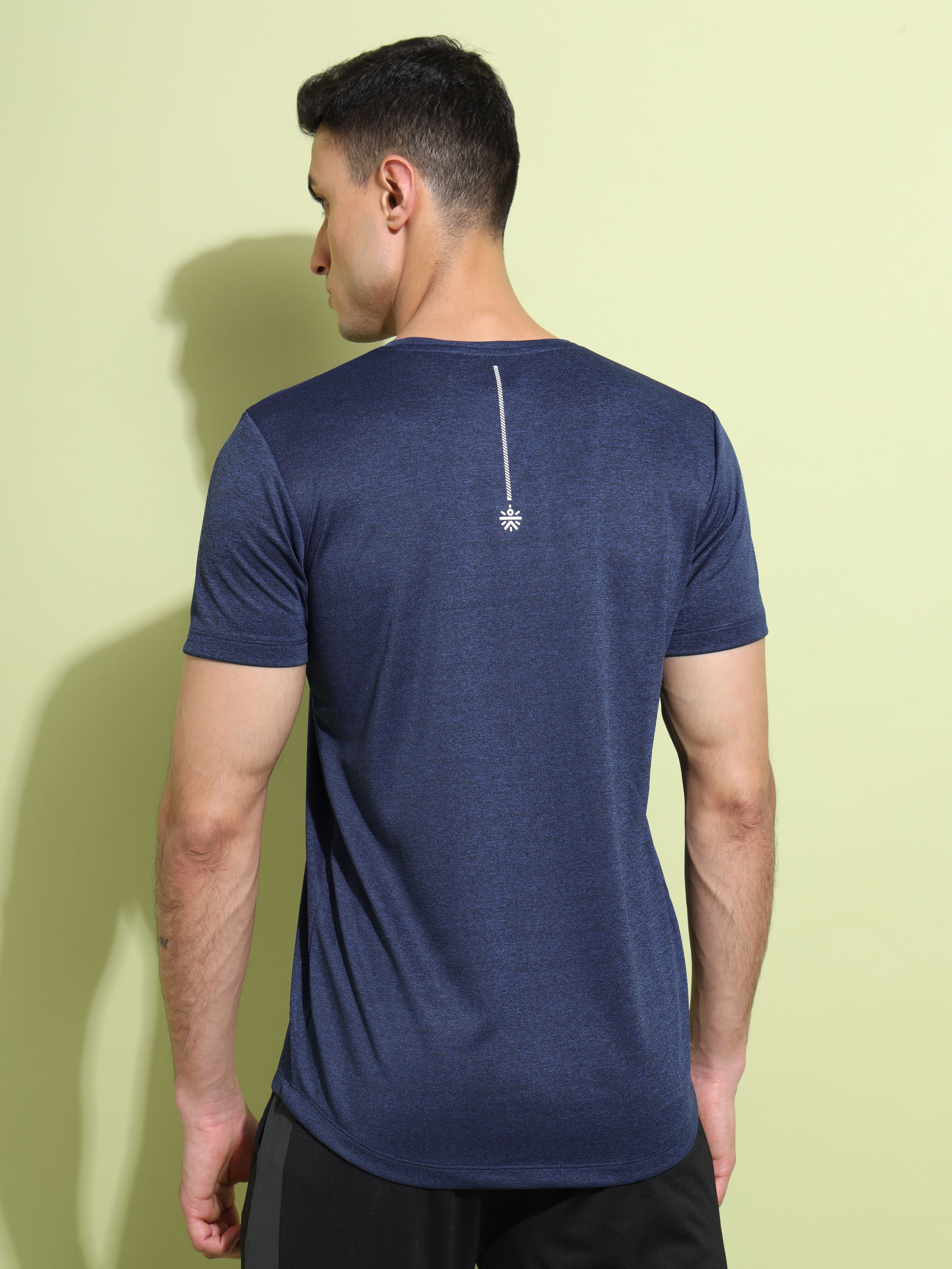 Melange Graphic Print T-shirt