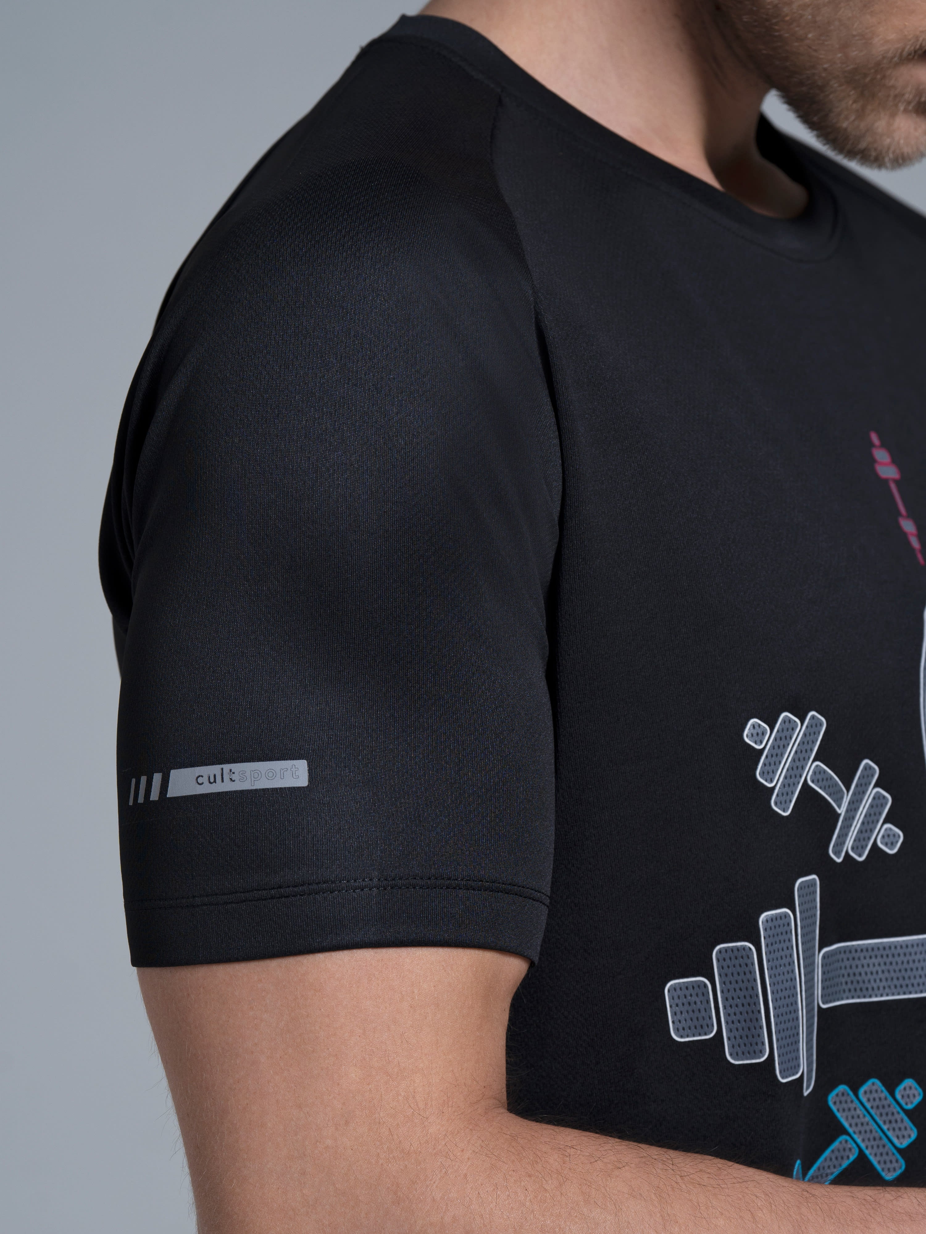 Men's Dumbbell Training T-shirt