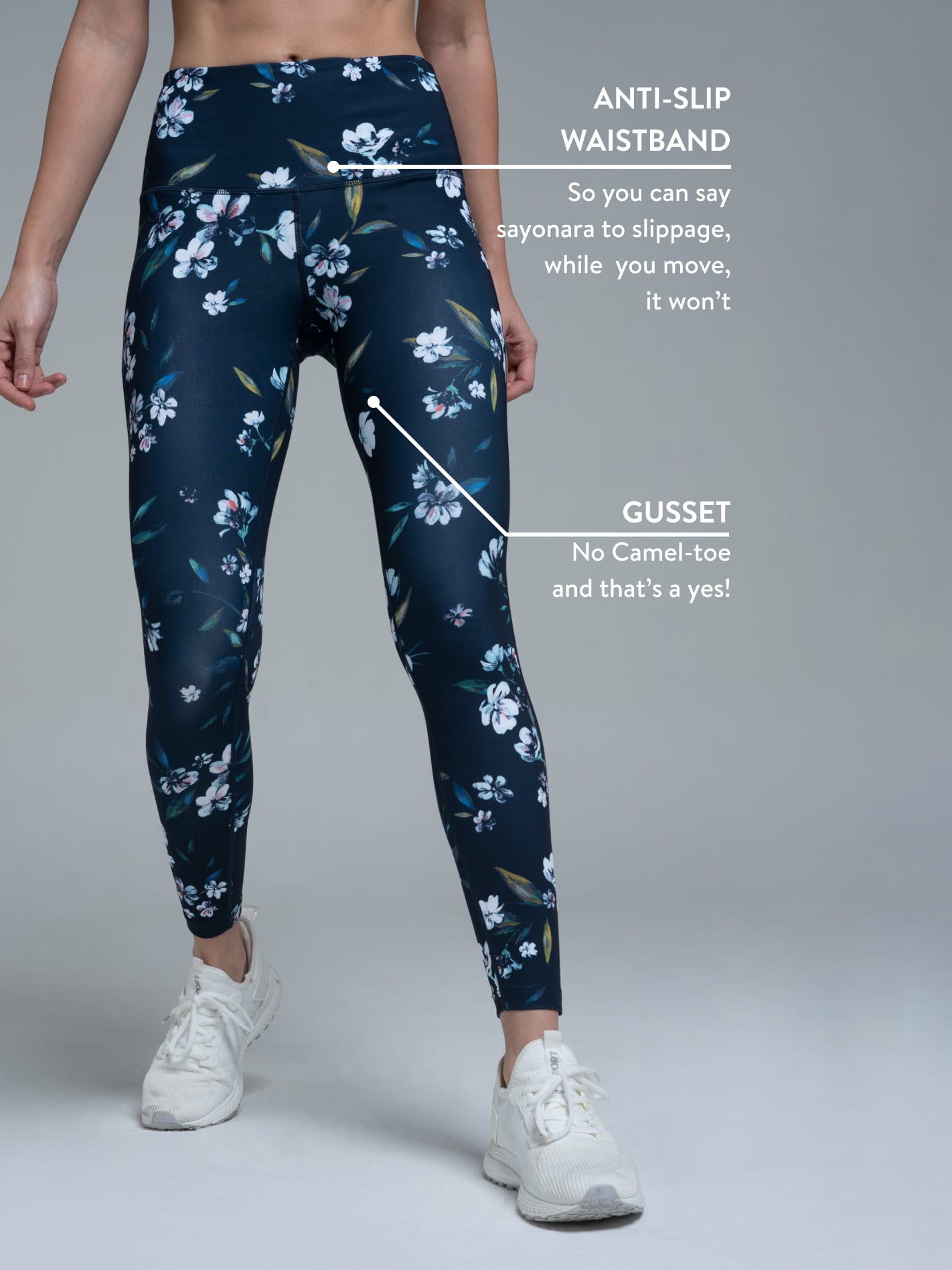 AbsoluteFit Floral Print Tights