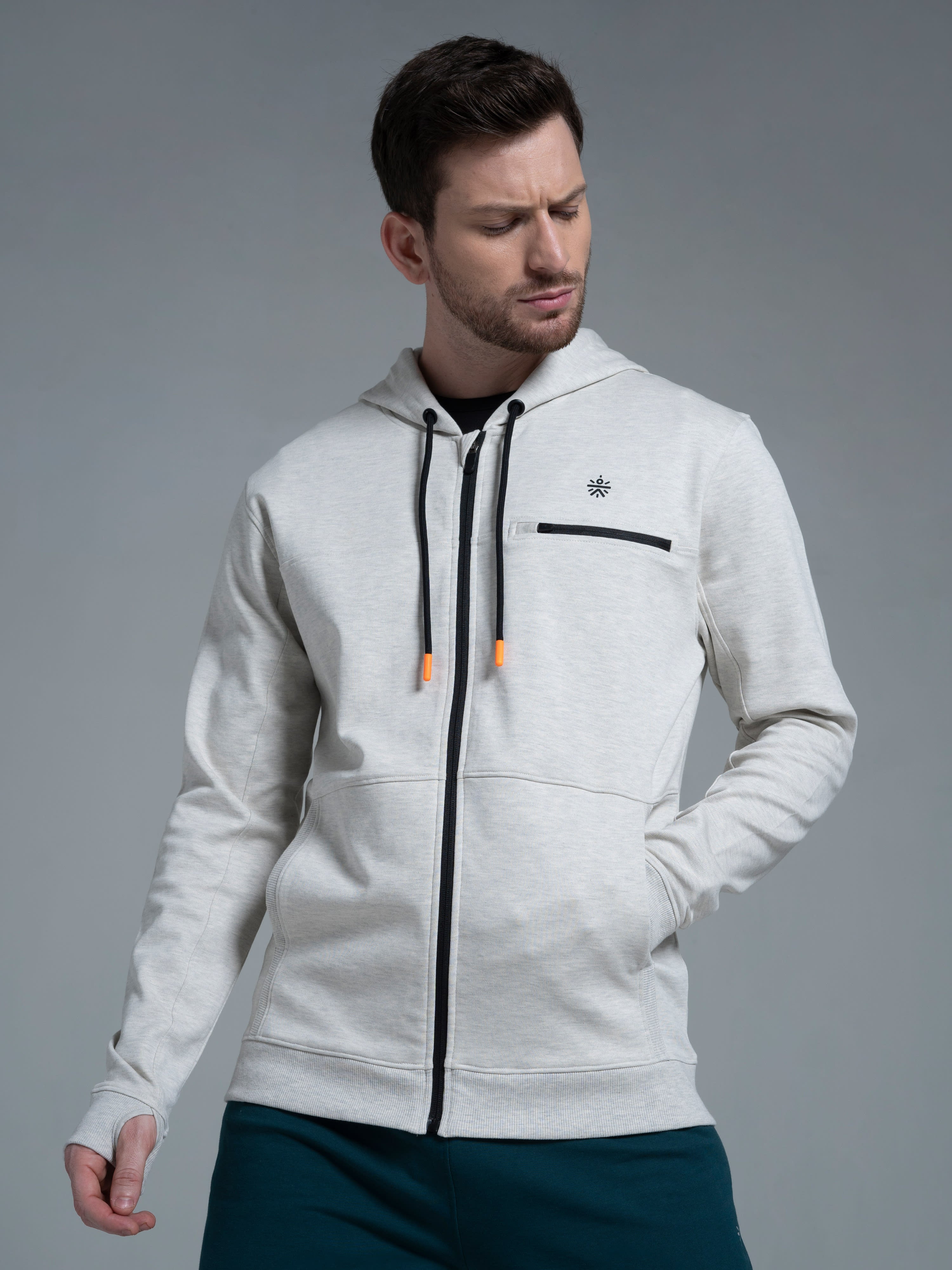 Flexoft Men's Staple Hooded Sweatshirt with Zipper