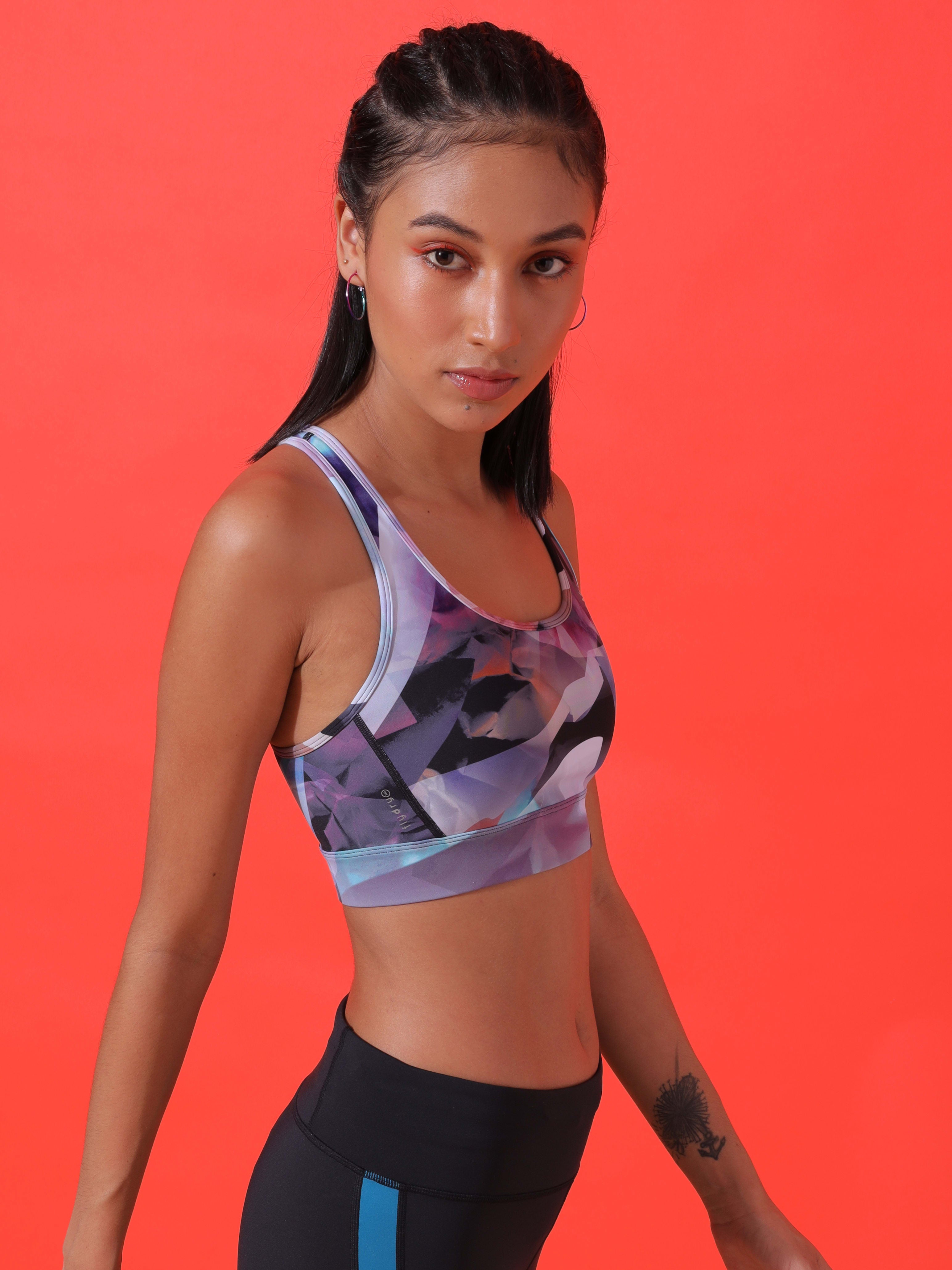 Prism Print Sports Bra