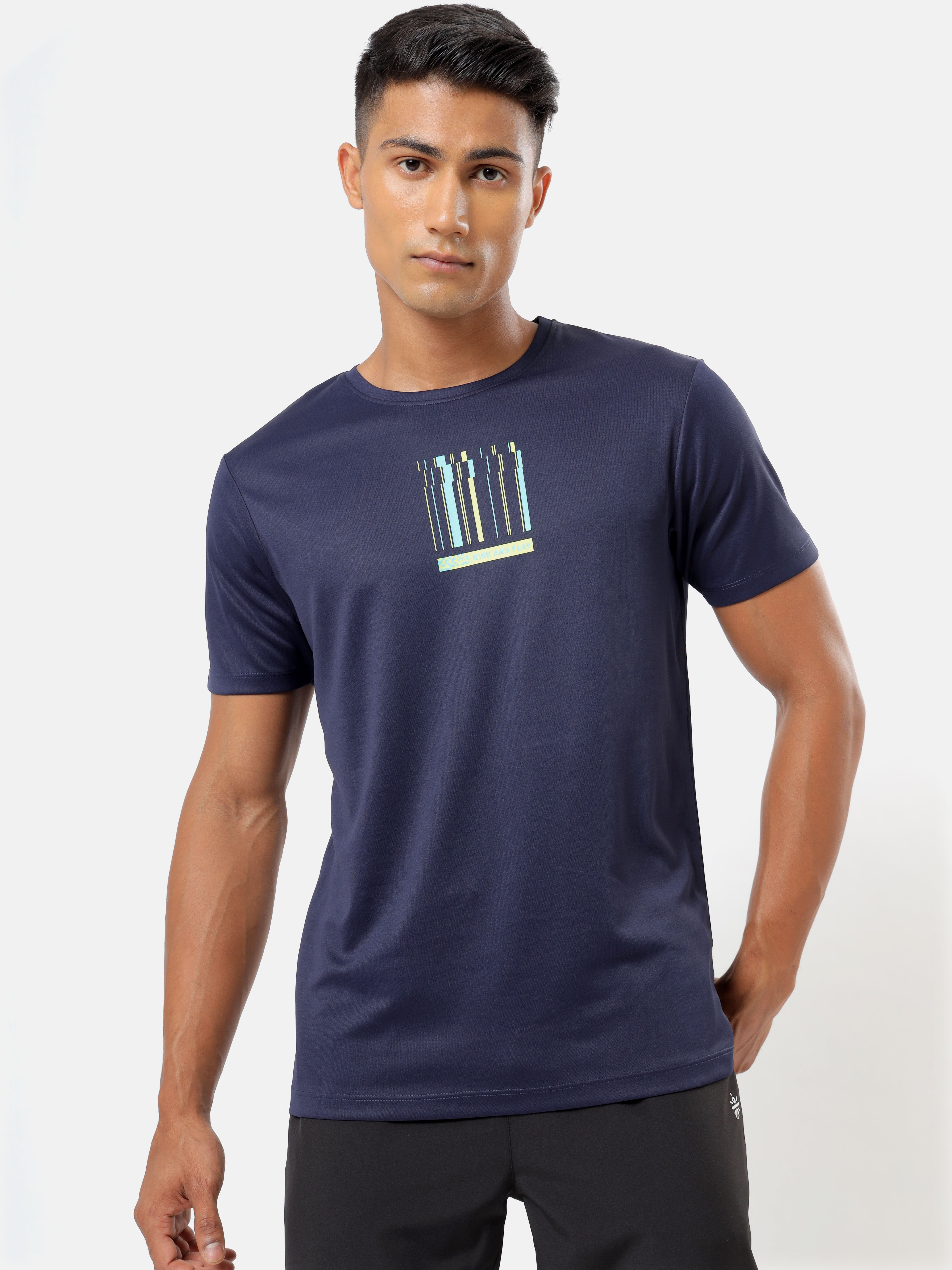 Active T-shirt with Minimal Graphic Pack of 2