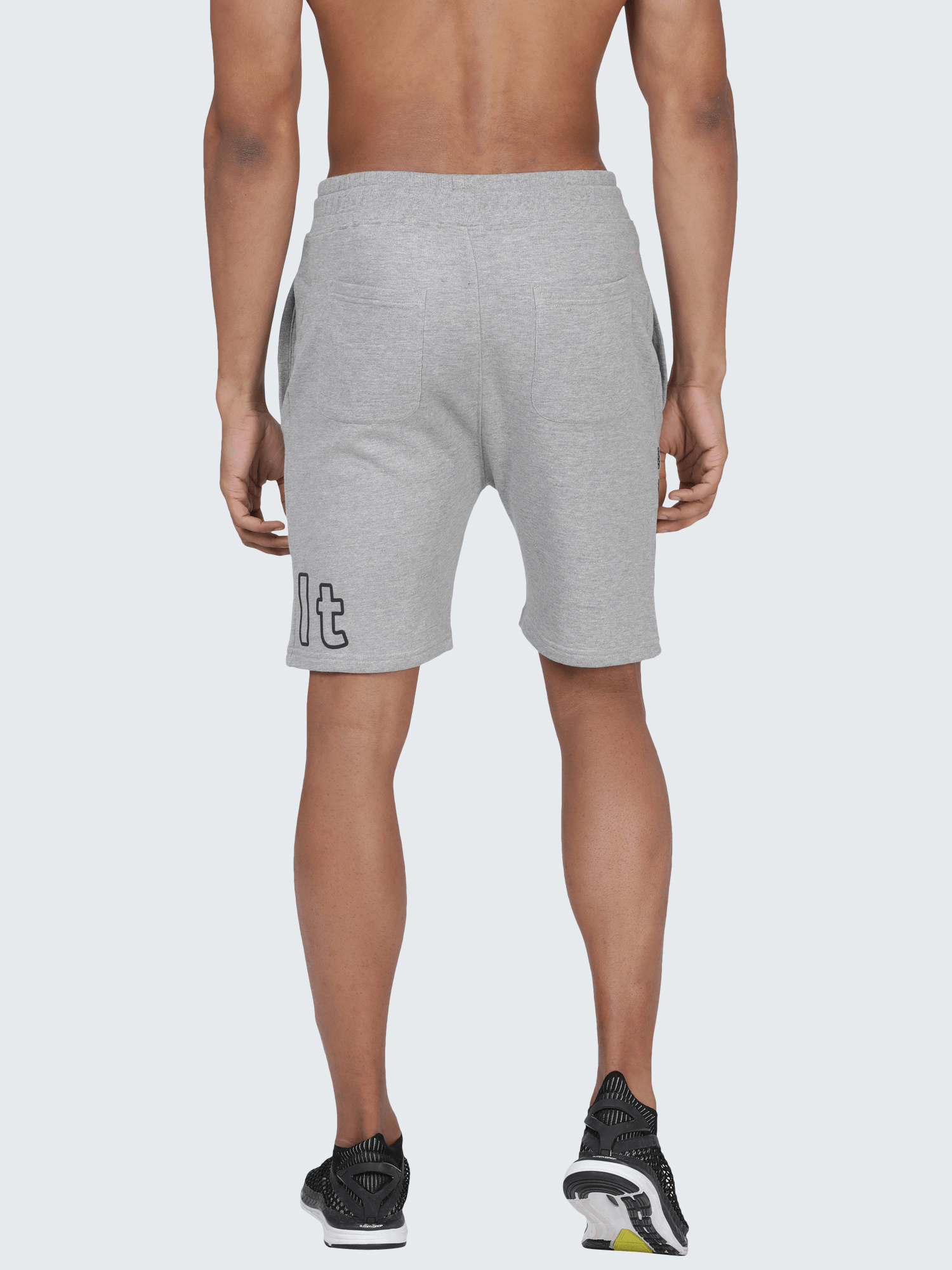 Everydays Cloud Light Grey Casual Shorts