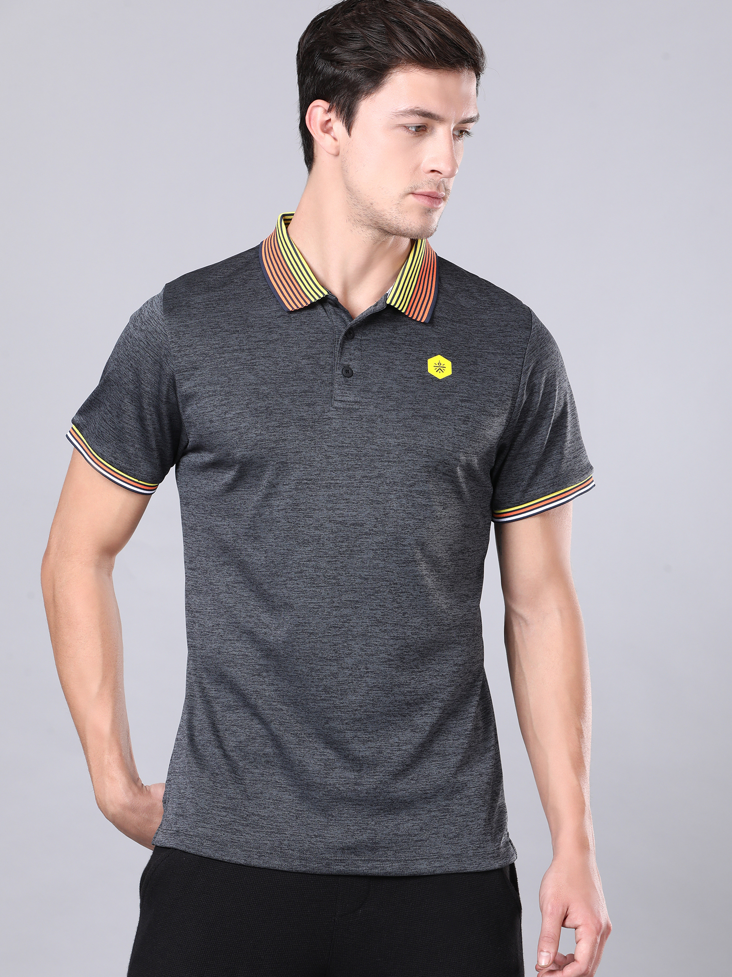 Signature Tri color Anthra Polo