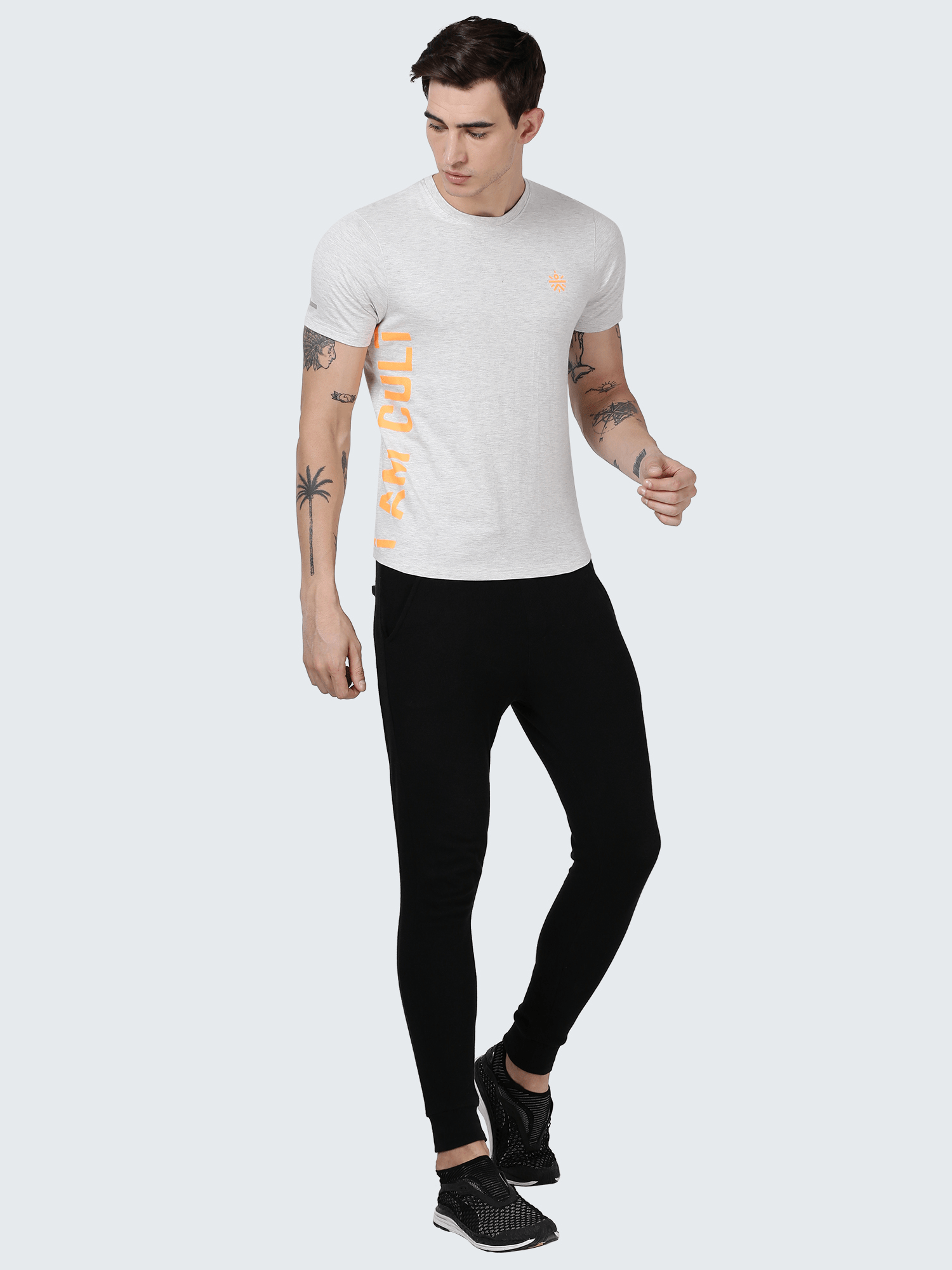 Everydays I AM CULT Grey Cotton Tee