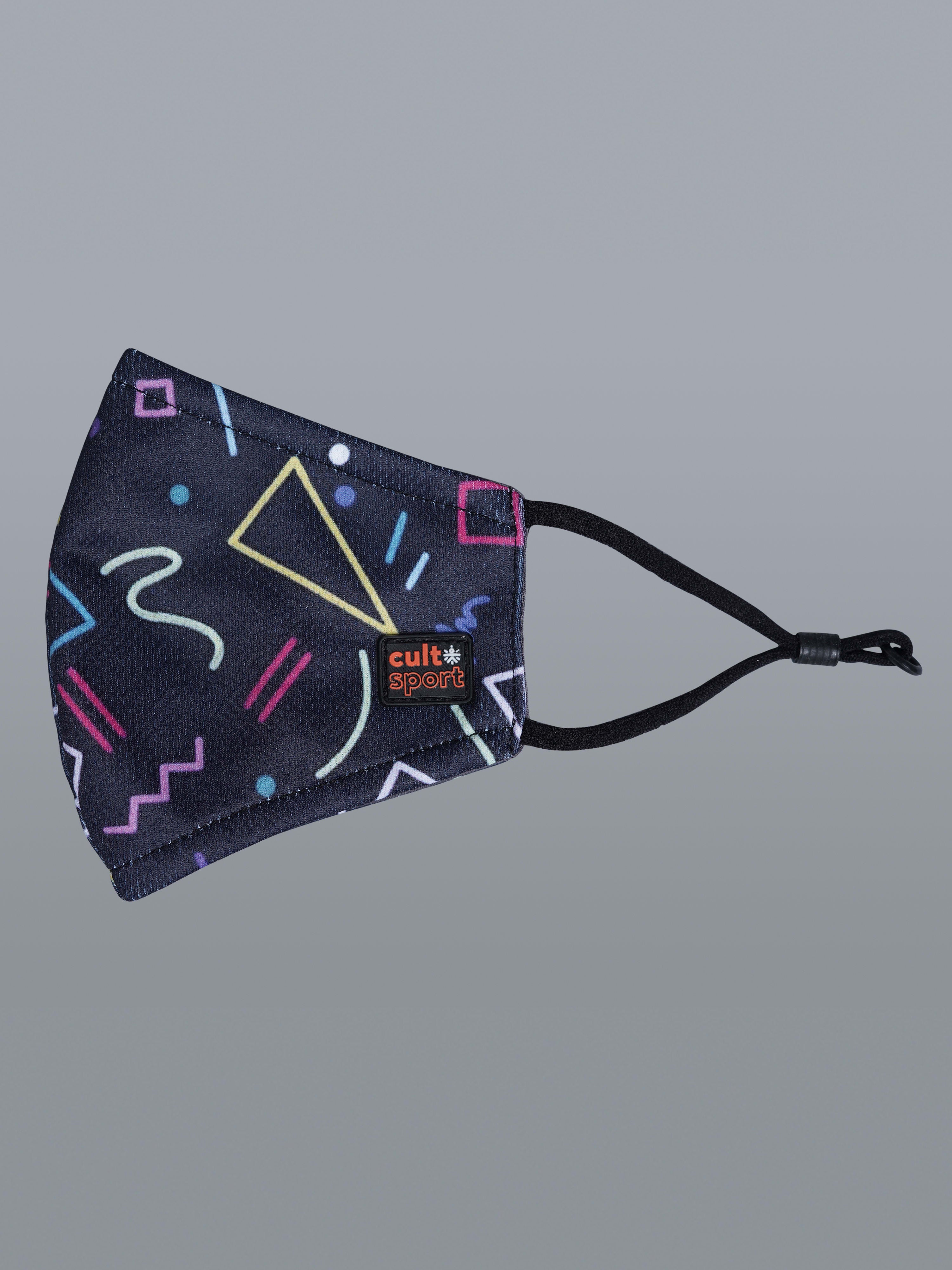 Multicolor Protective Kids Face Mask- Pack of 3