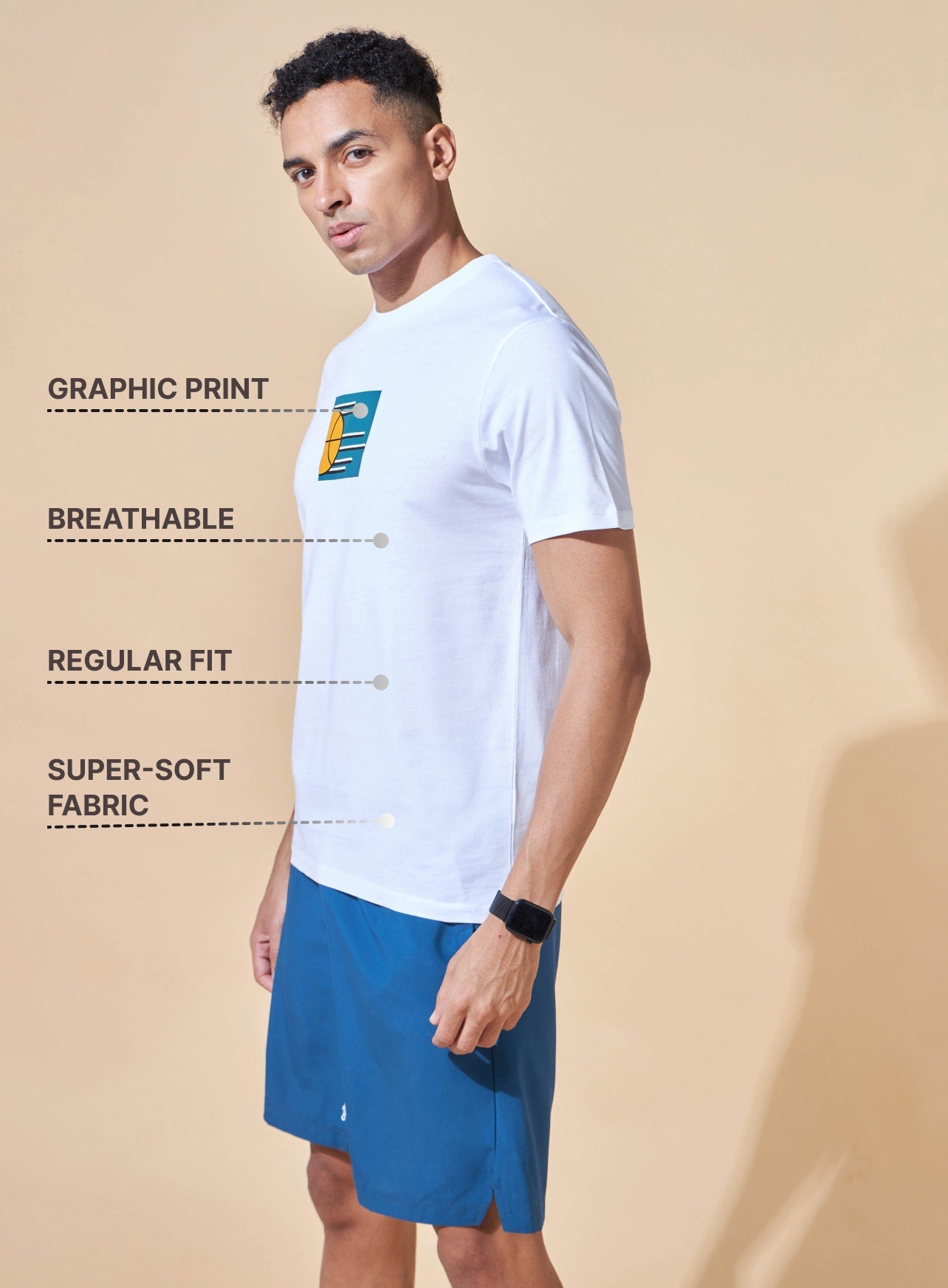 Play Basketball Digital Print T-shirt