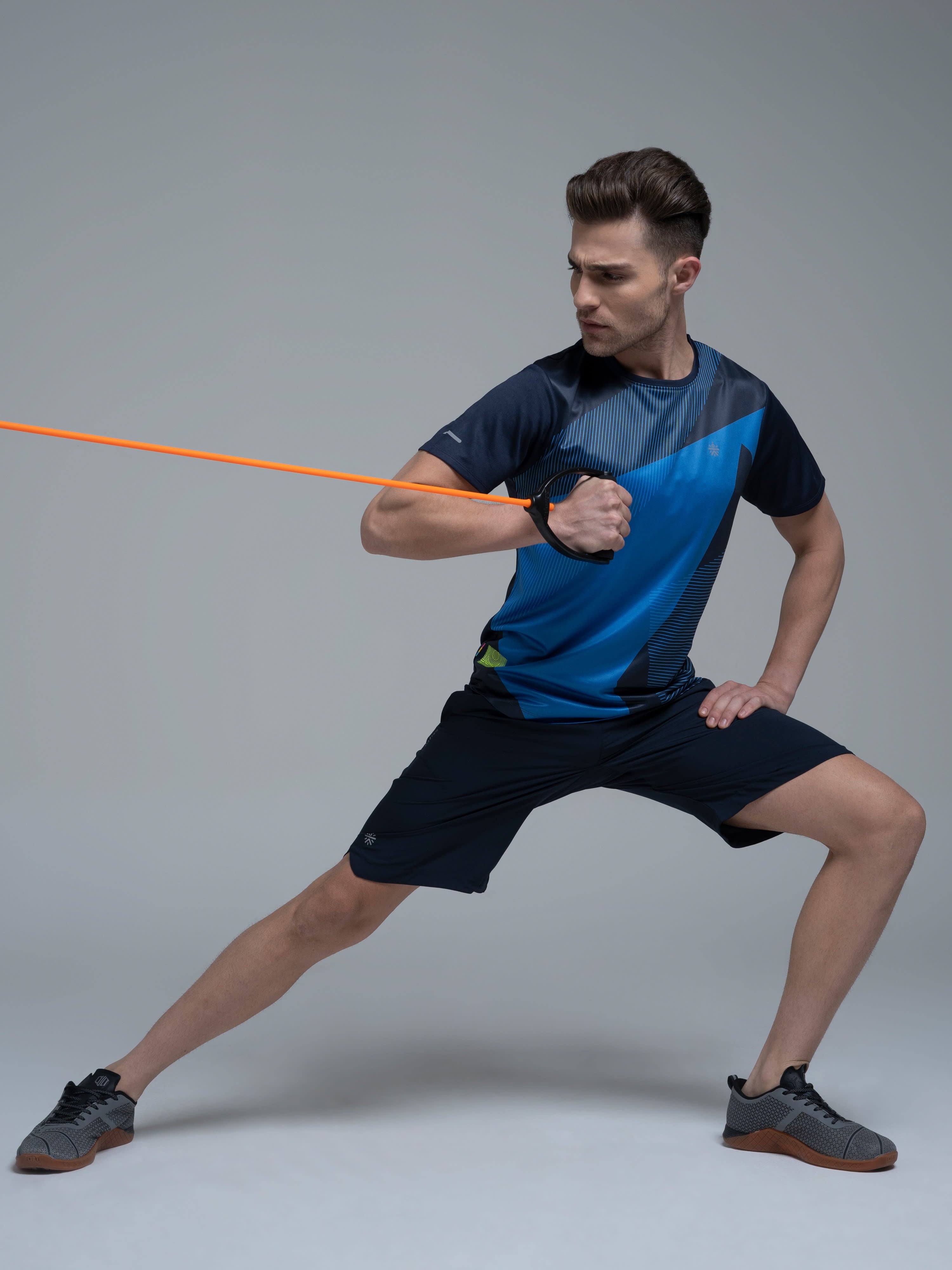 Vital Blaze Navy Gym Shorts