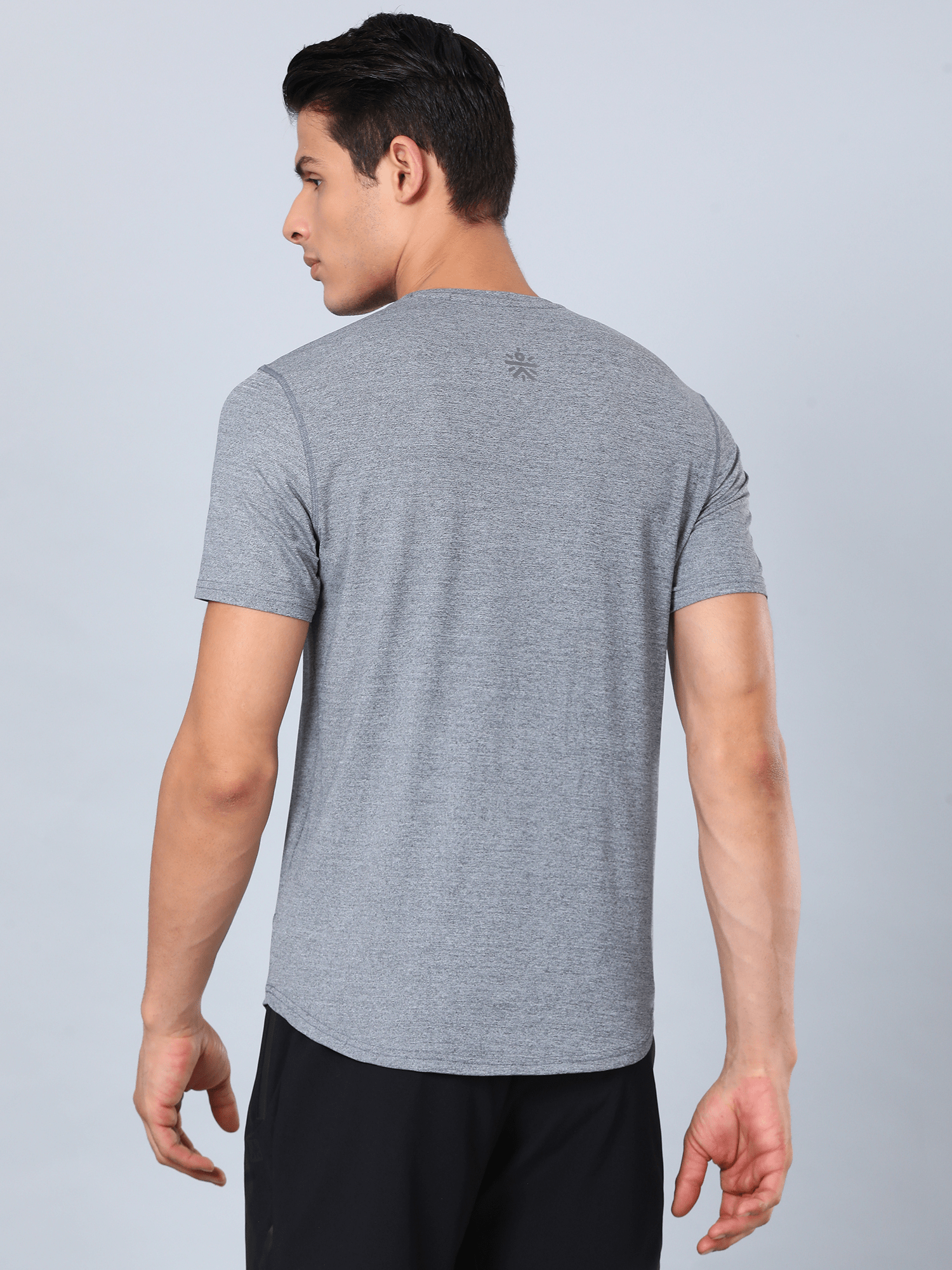 Signature Striped Slim Fit T-shirt - Grey