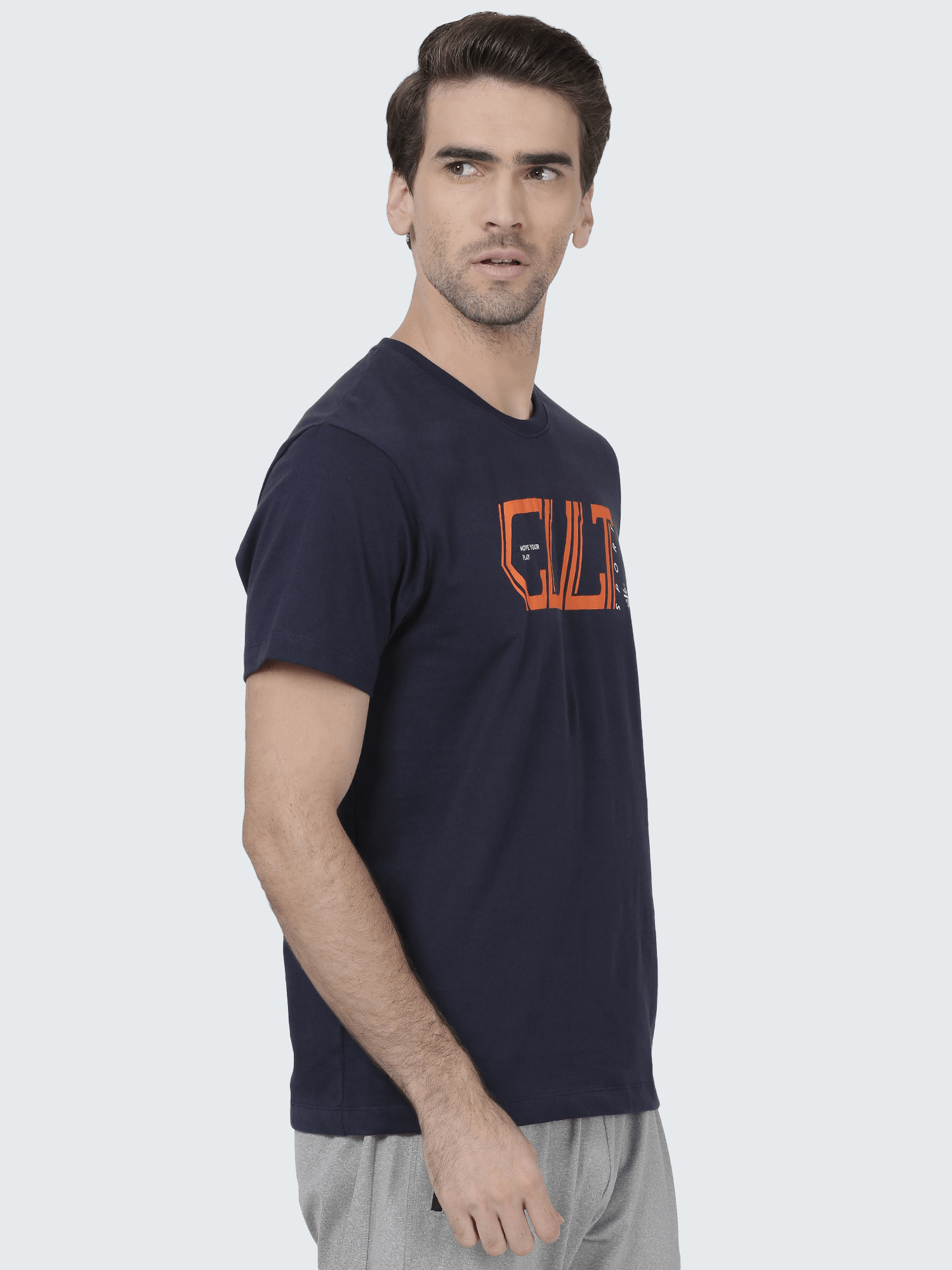 Everydays Mark Navy Cotton Tee