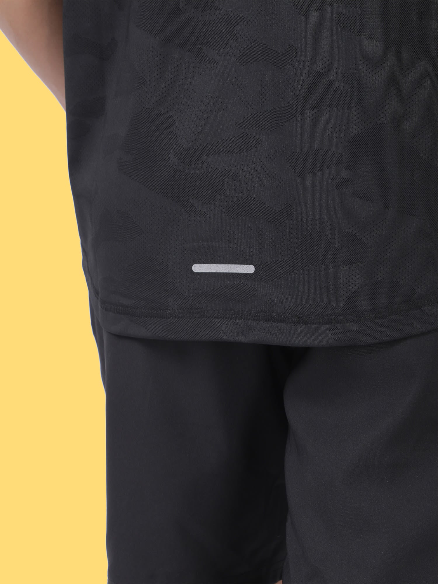 Vital Breathe Black Running Relaxed Tee