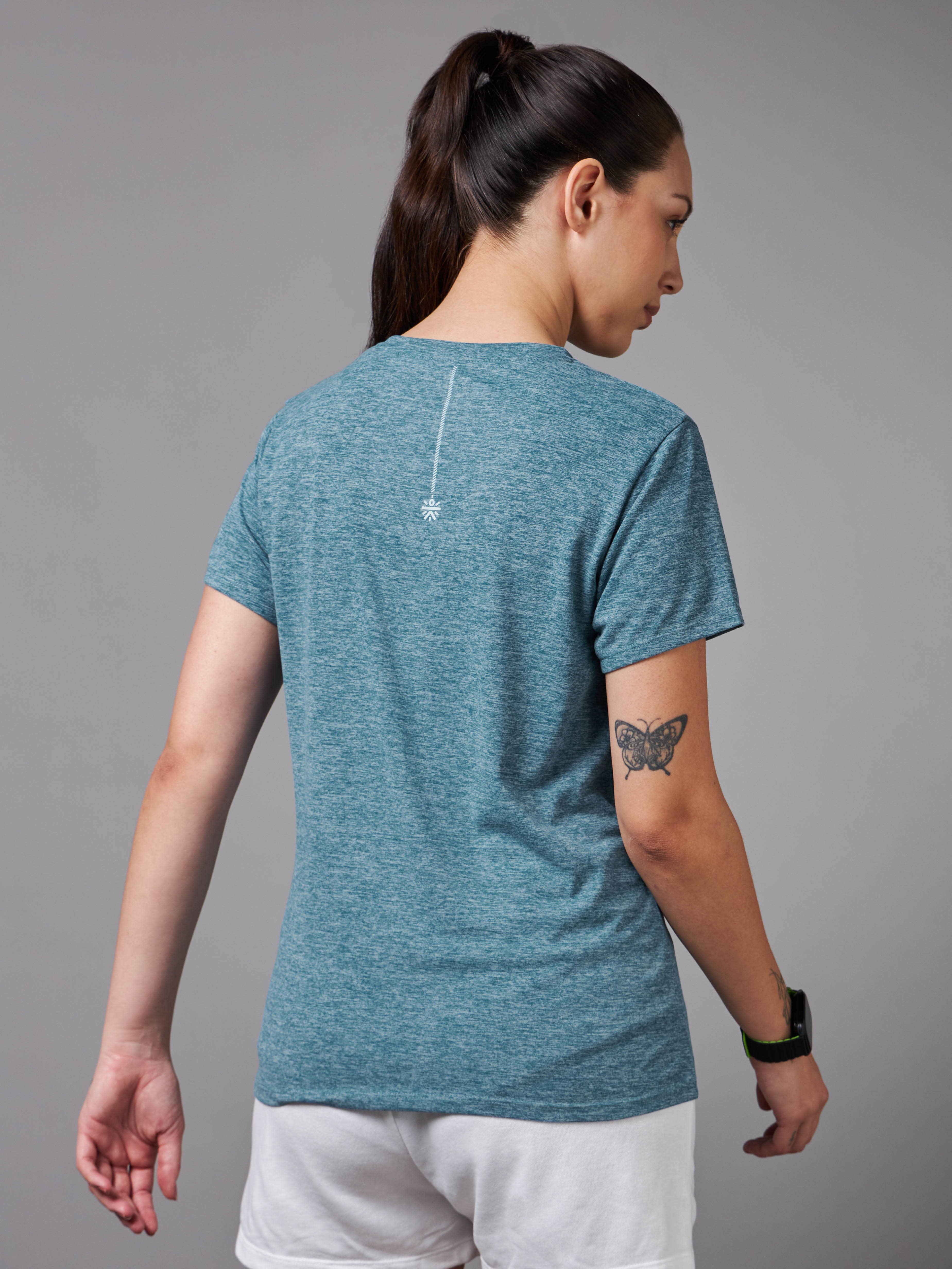 Women's Train All Day Blue Comfortech T-shirt