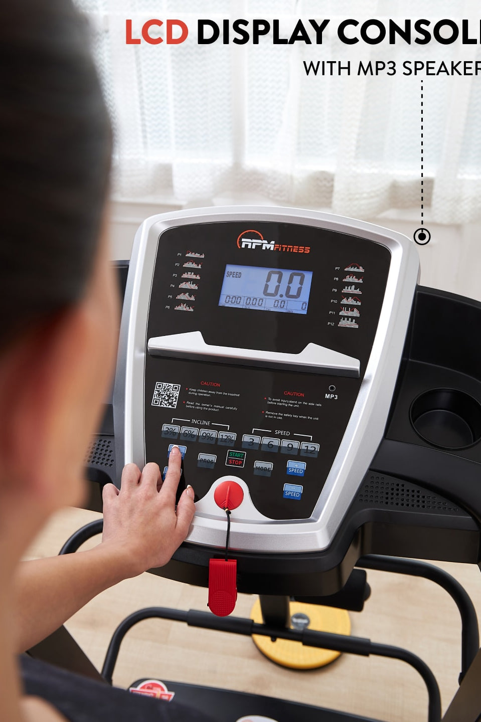 RPM5000 4.5HP DC Treadmill | 15-level Auto-Incline & Massager | Max Weight-110kg | Max Speed-16kmph (with 6 months extended warranty)