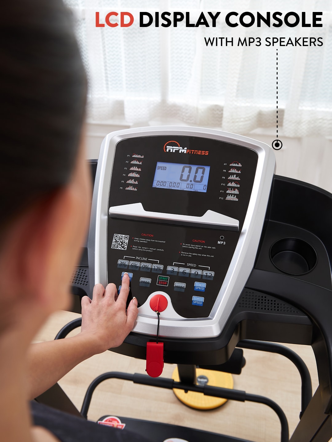 RPM5000 4.5HP DC Treadmill | 15-level Auto-Incline & Massager | Max Weight-110kg | Max Speed-16kmph (with 6 months extended warranty)