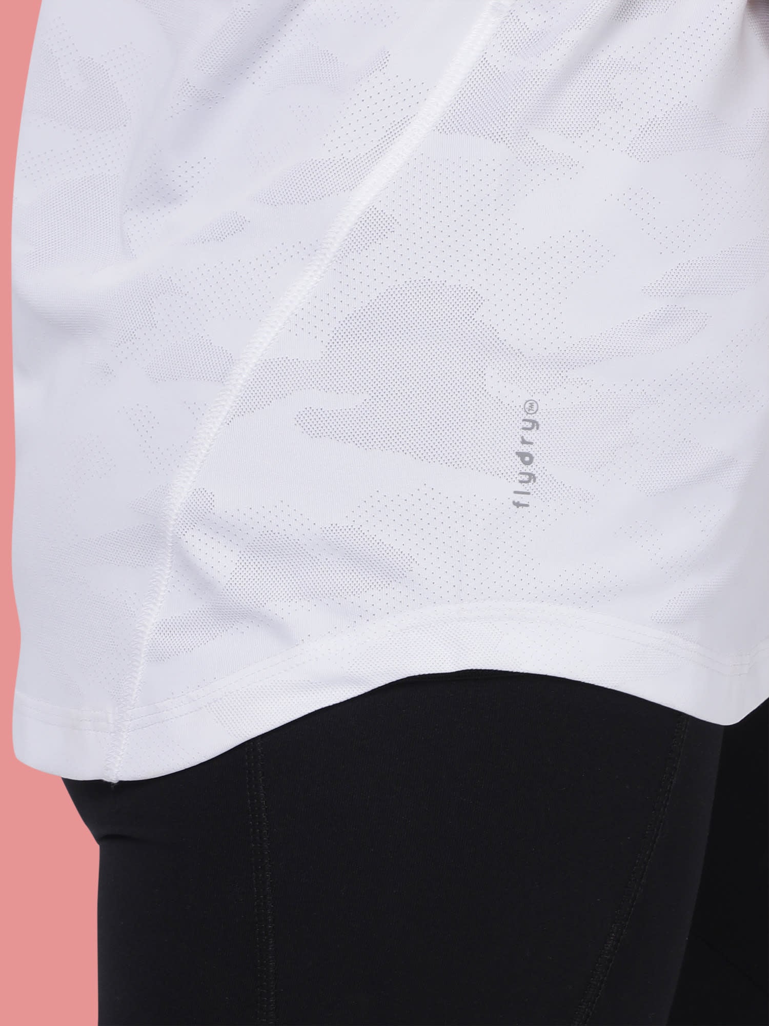 Vital Track White Running Relaxed Tee