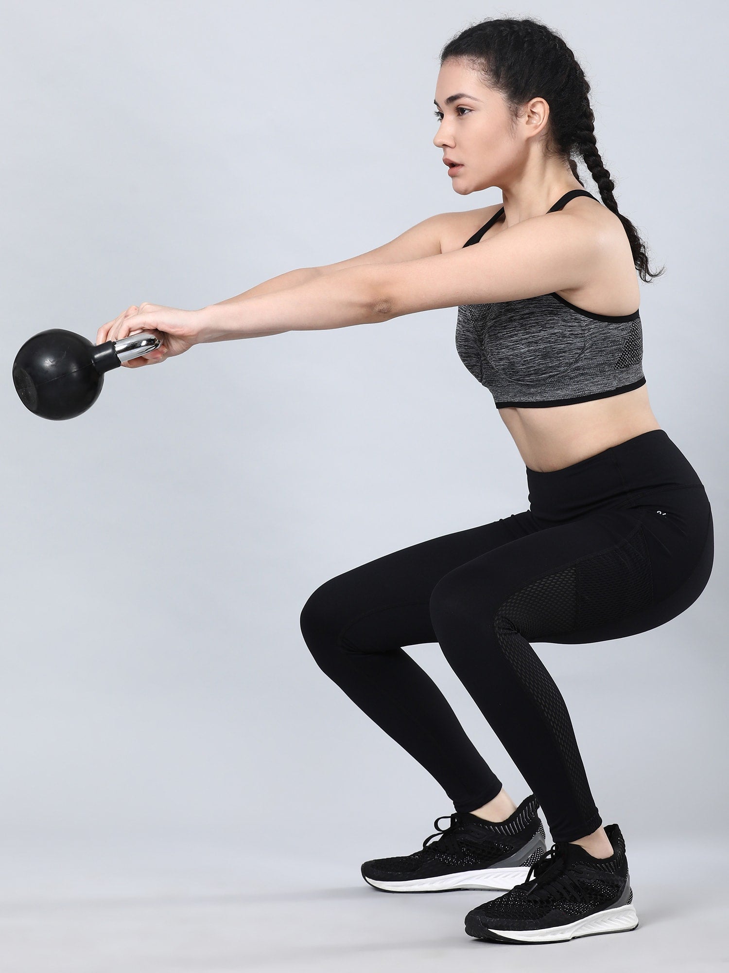 Absolute Fit High Spirit Black Mesh Leggings