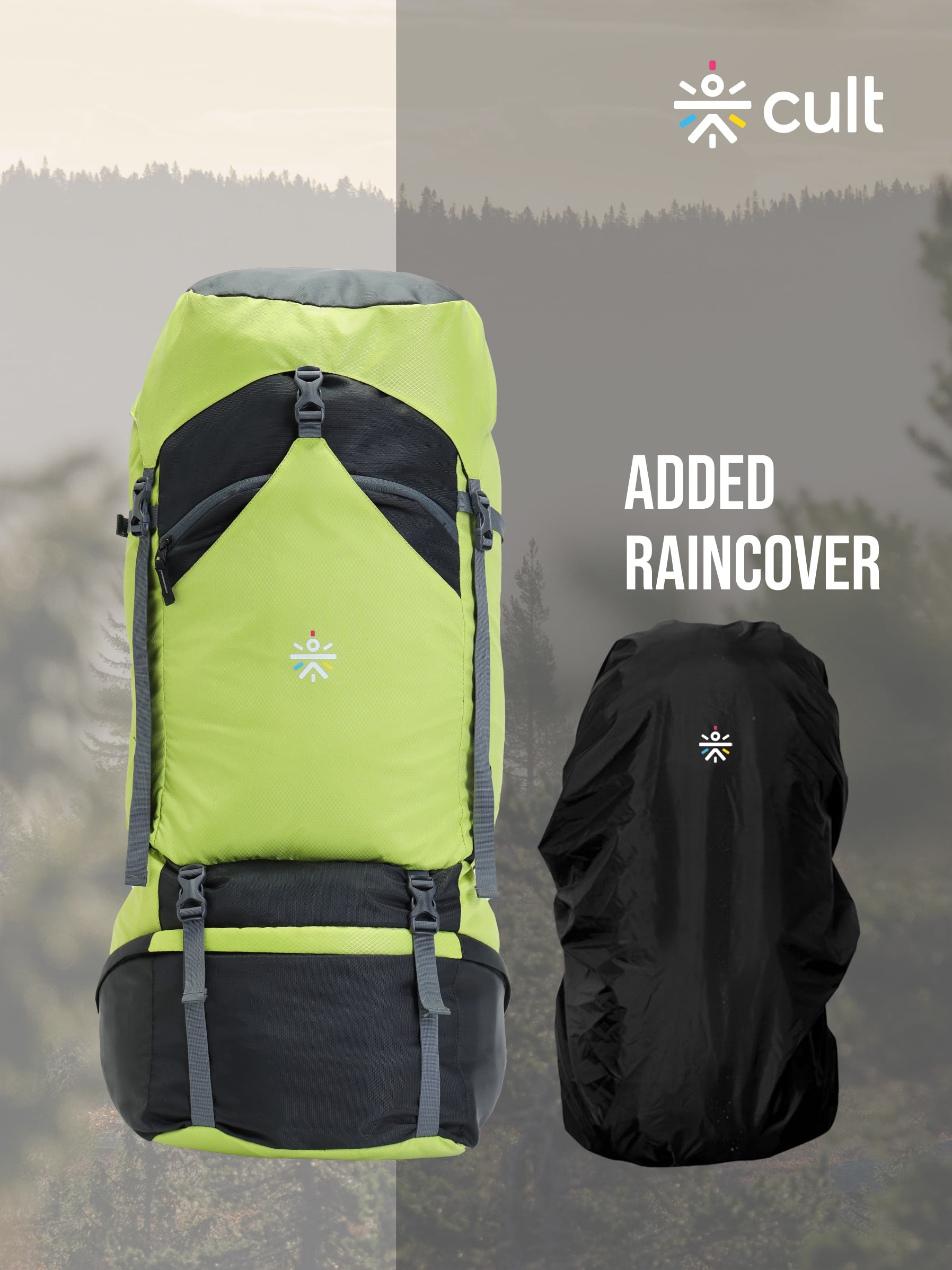 Travel Rucksack 75 L Green