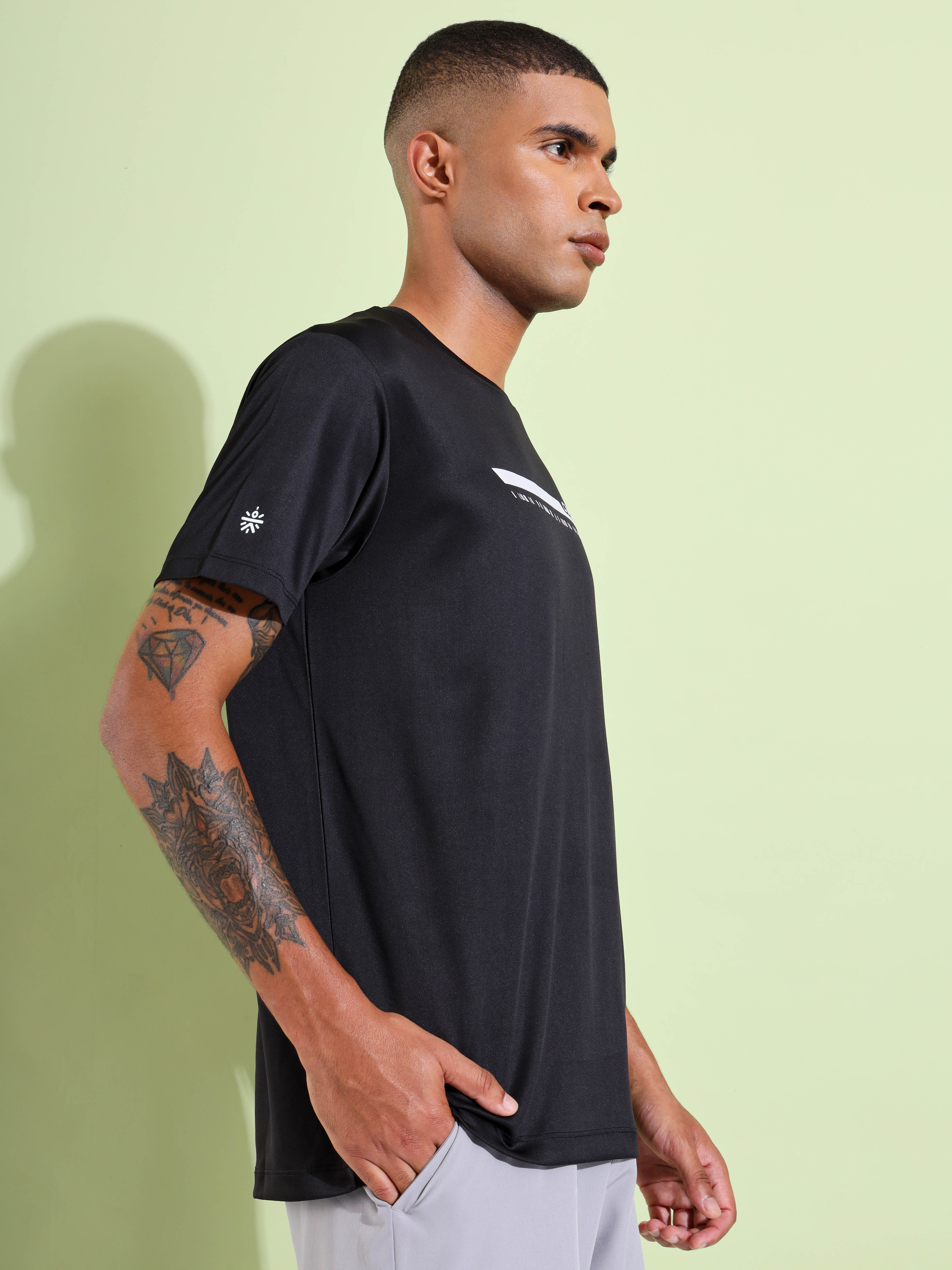 Performance T-shirt with Chest Graphic