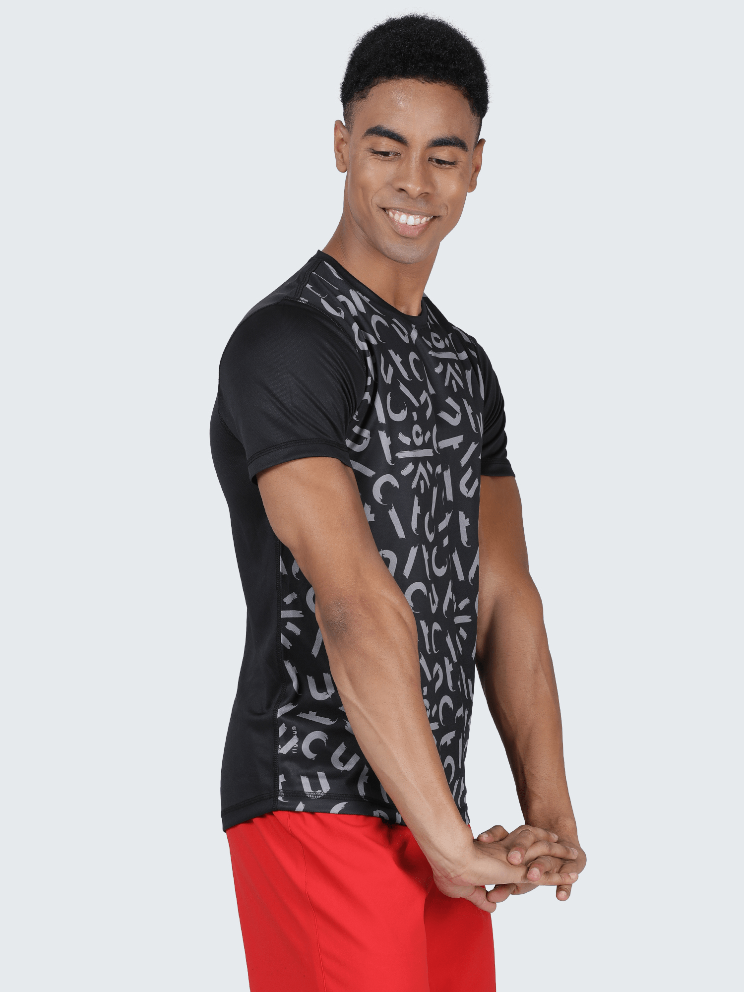 Signature Script Black Workout Tee