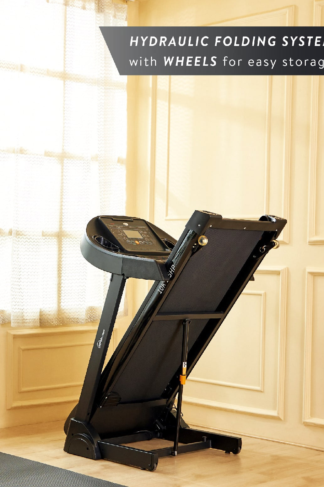 10K 2.5HP DC Treadmill | 2-level Manual-incline | Max Speed-14kmph | Max Weight-120kg (with 6 months extended warranty)