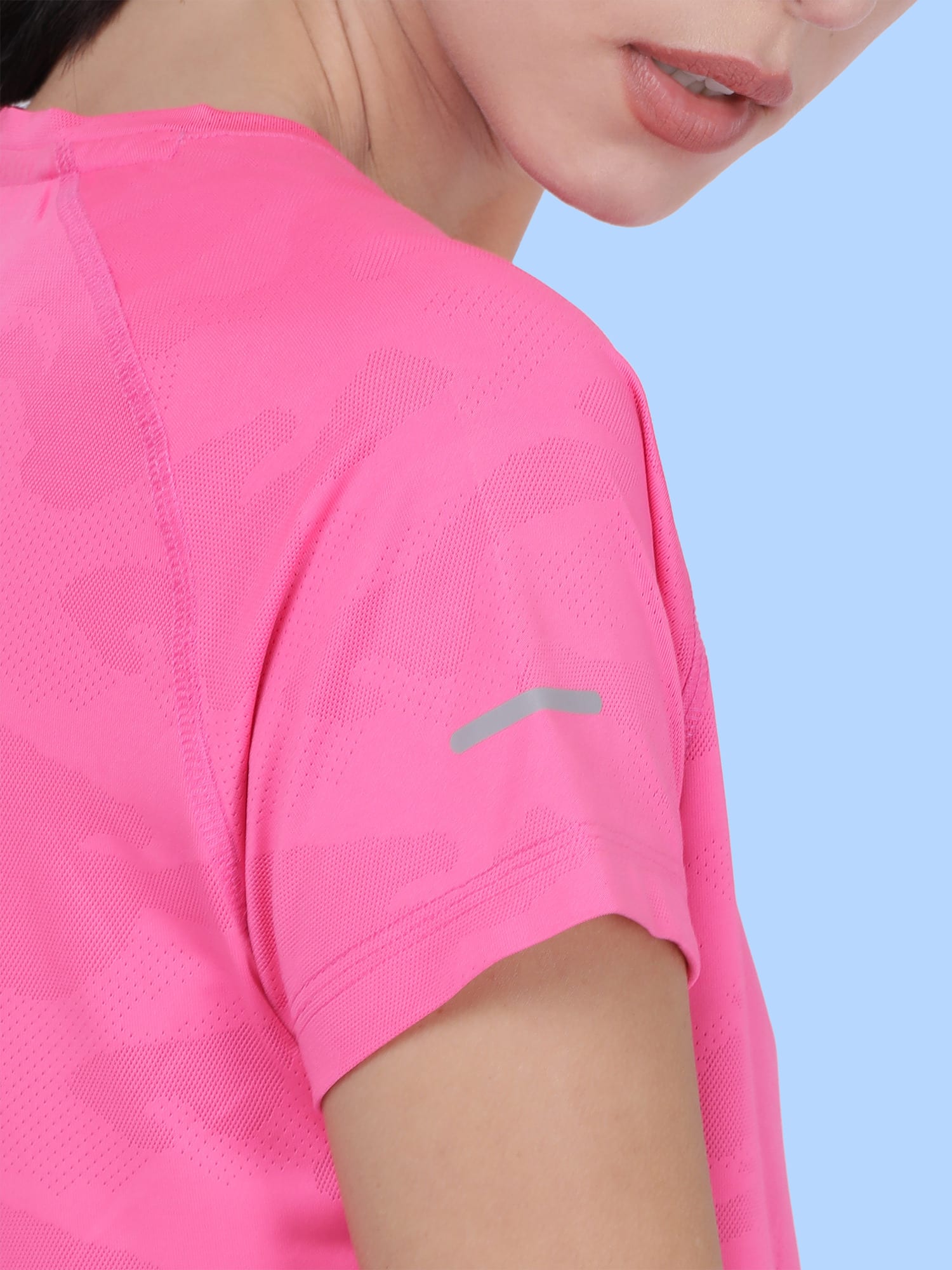 Vital Track Pink Running Relaxed Tee