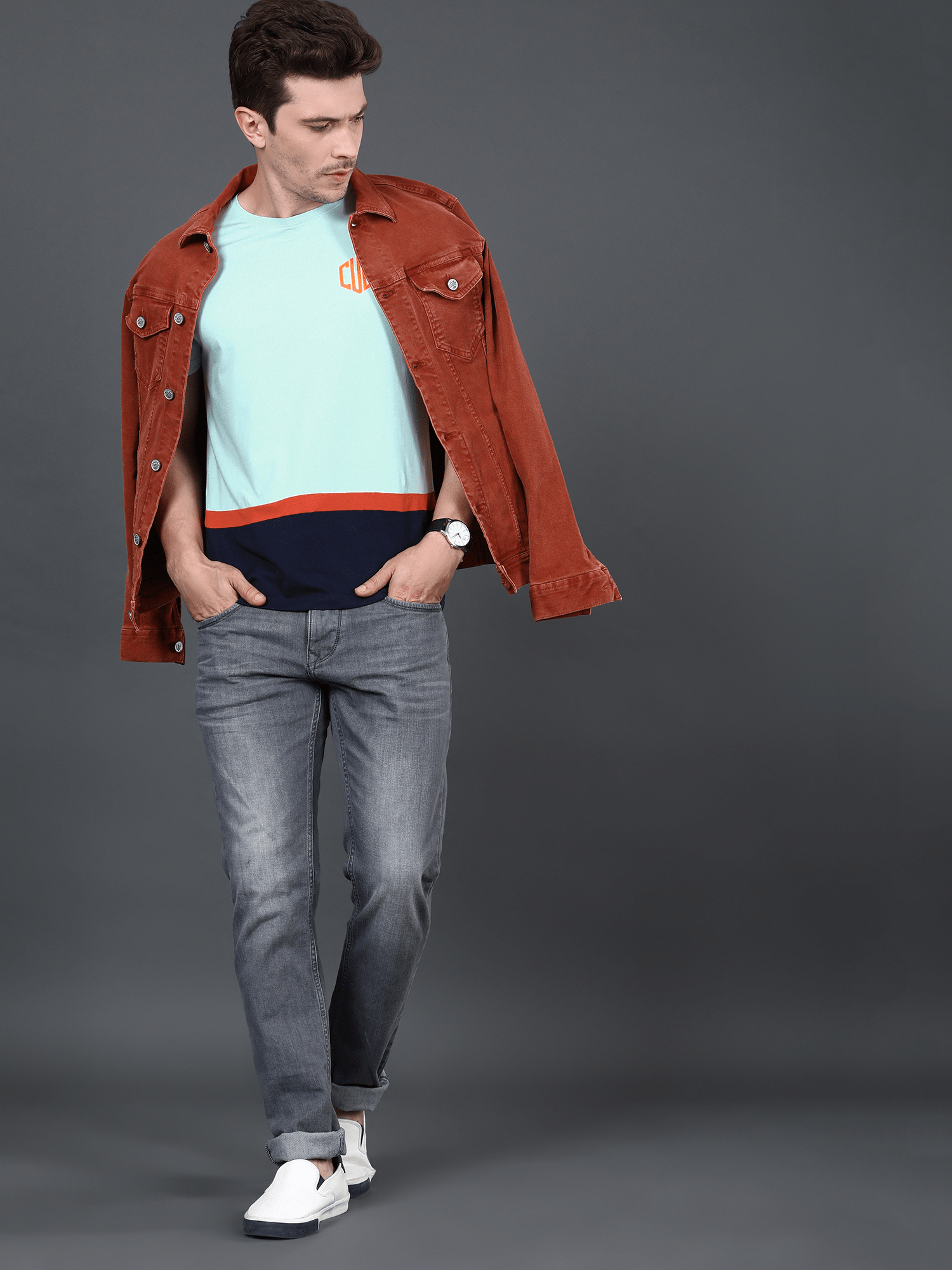 Bamboo Cloud Ice Blue Casual Tee