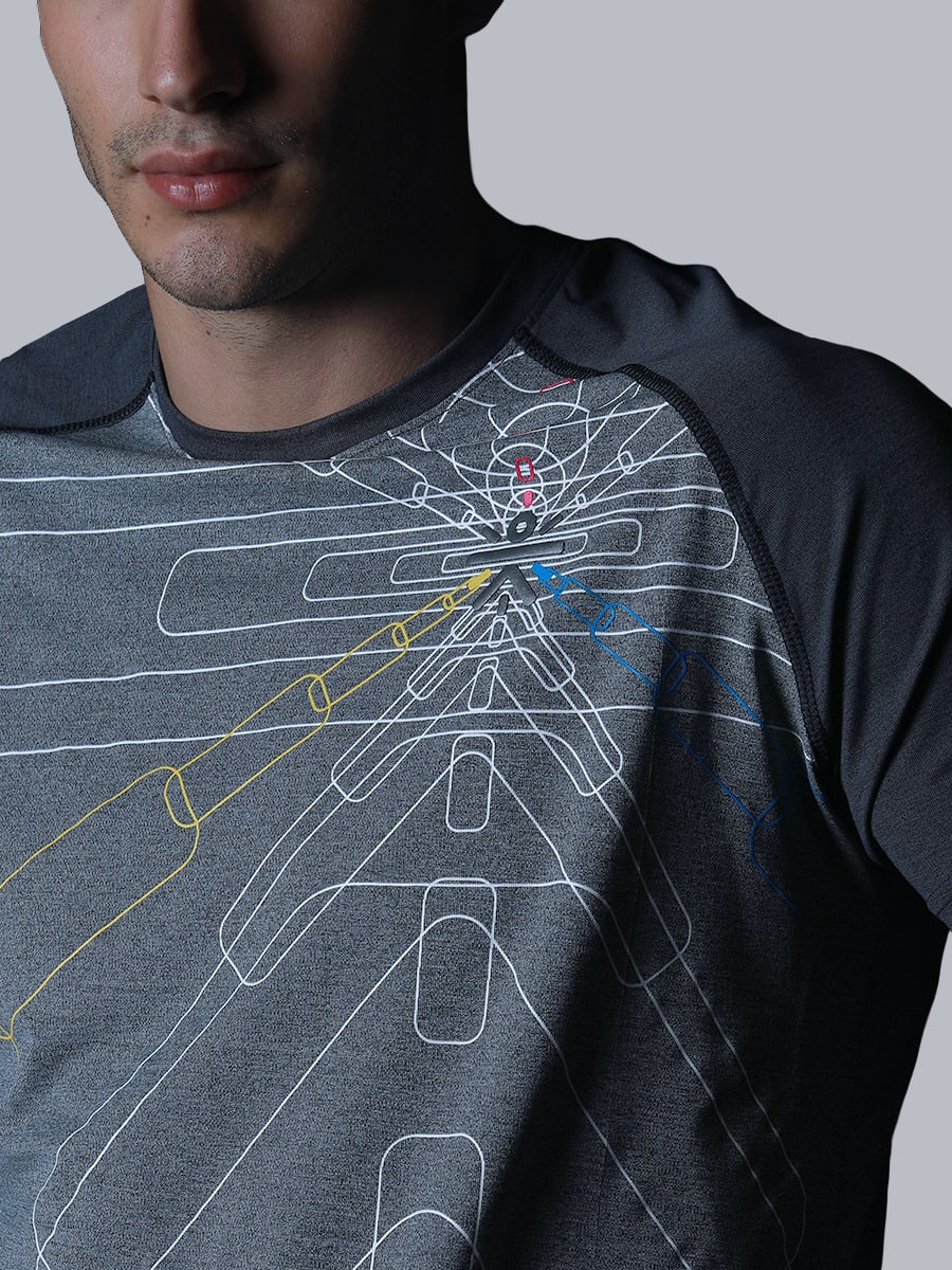Men Signature Grey Perspective Tee