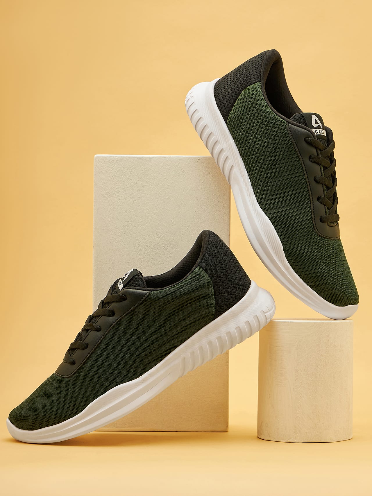 Avant Men's Nitro Casual Shoes - Olive/Black