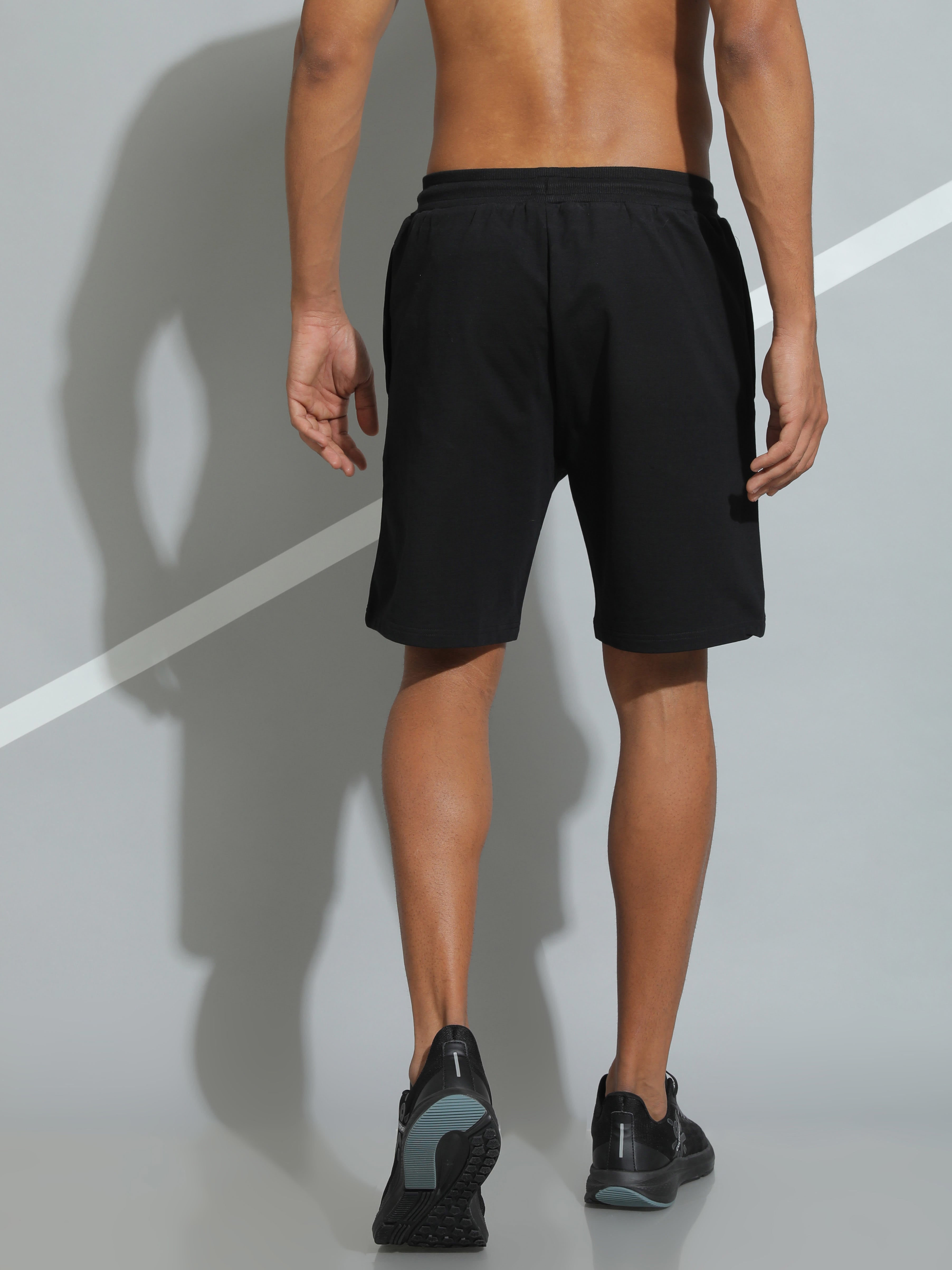 Typographic Print Active Shorts