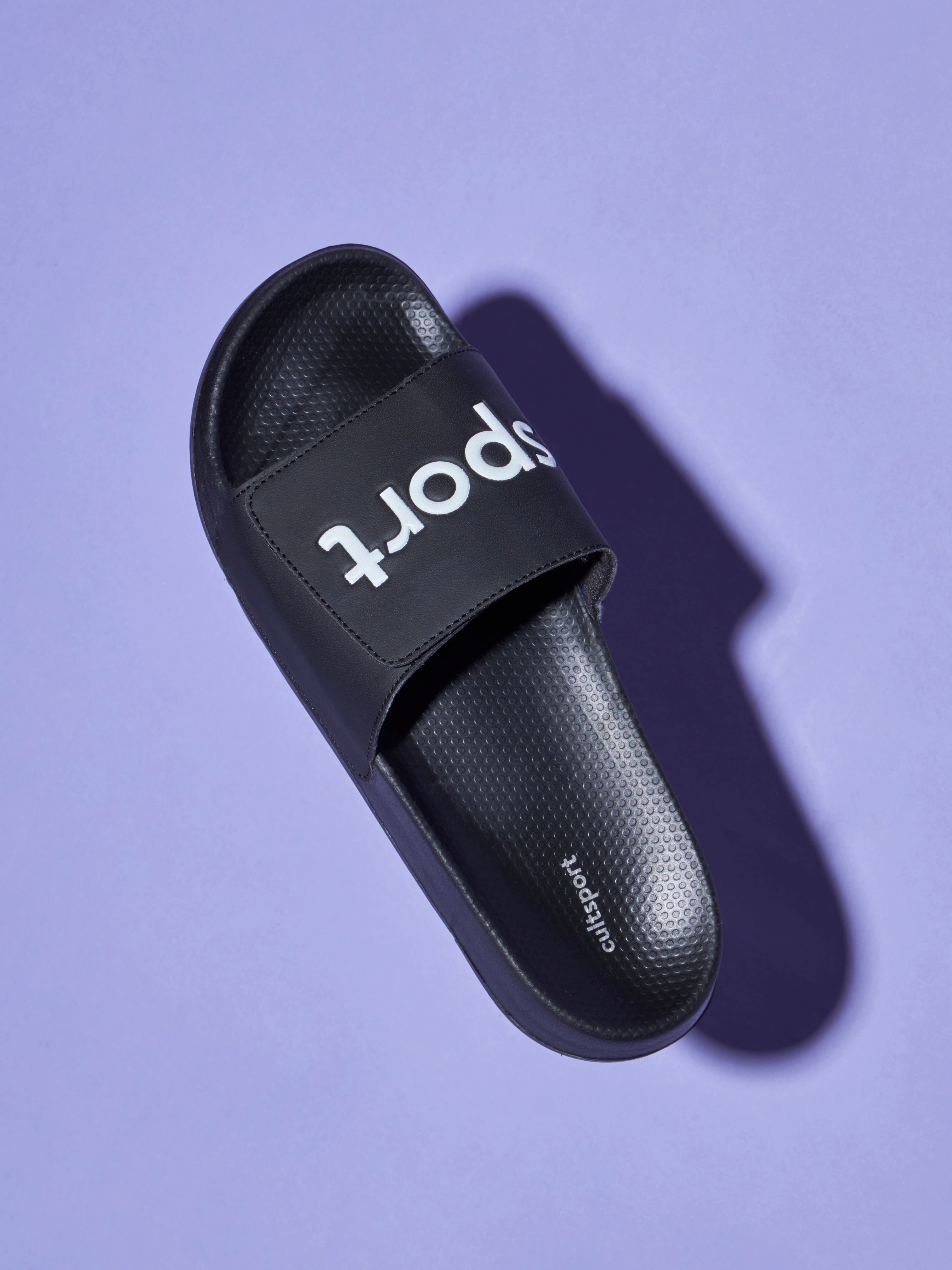 cult Locomo Black Men Slides