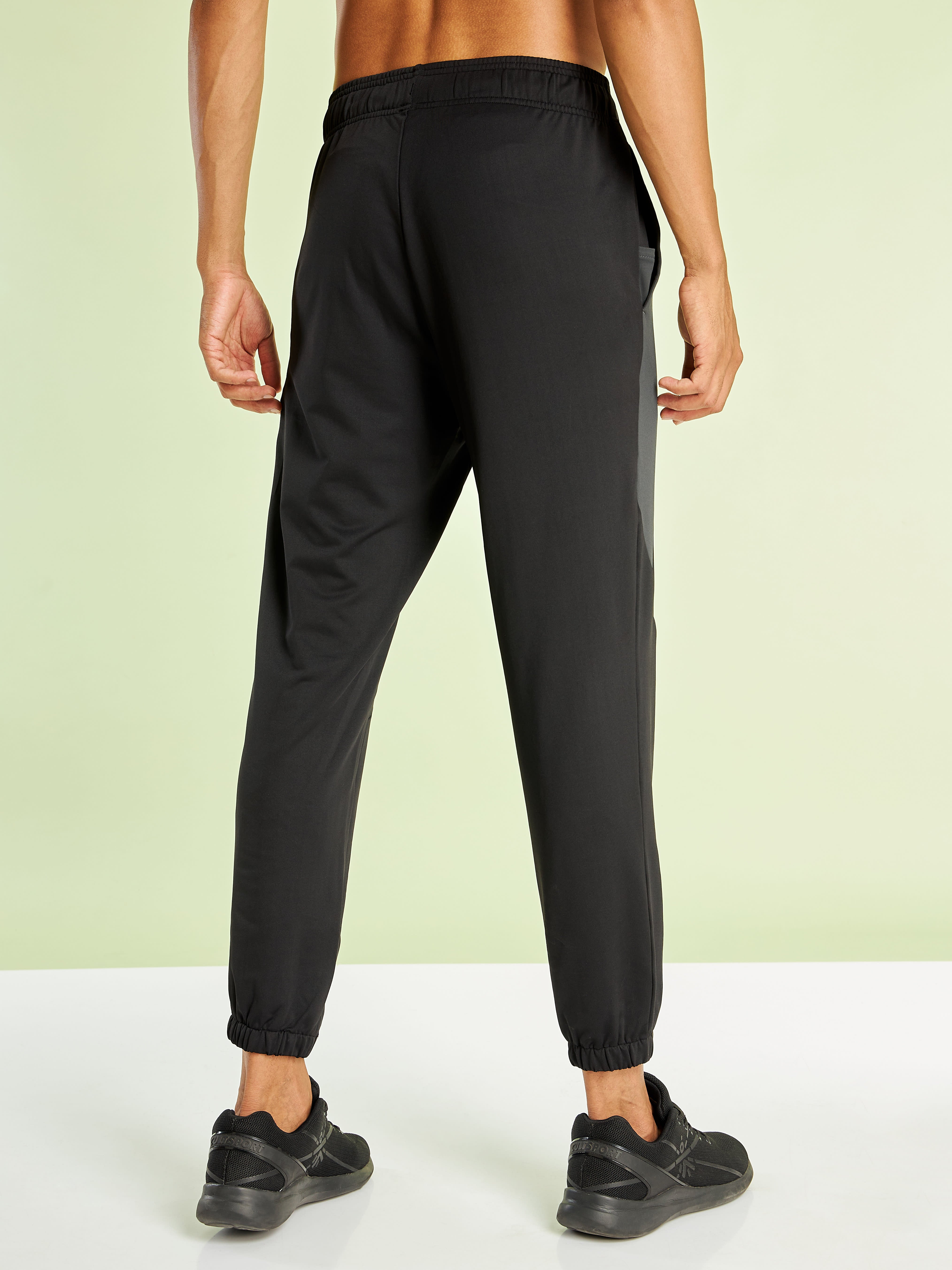 Running Joggers with Contrast Side Panels