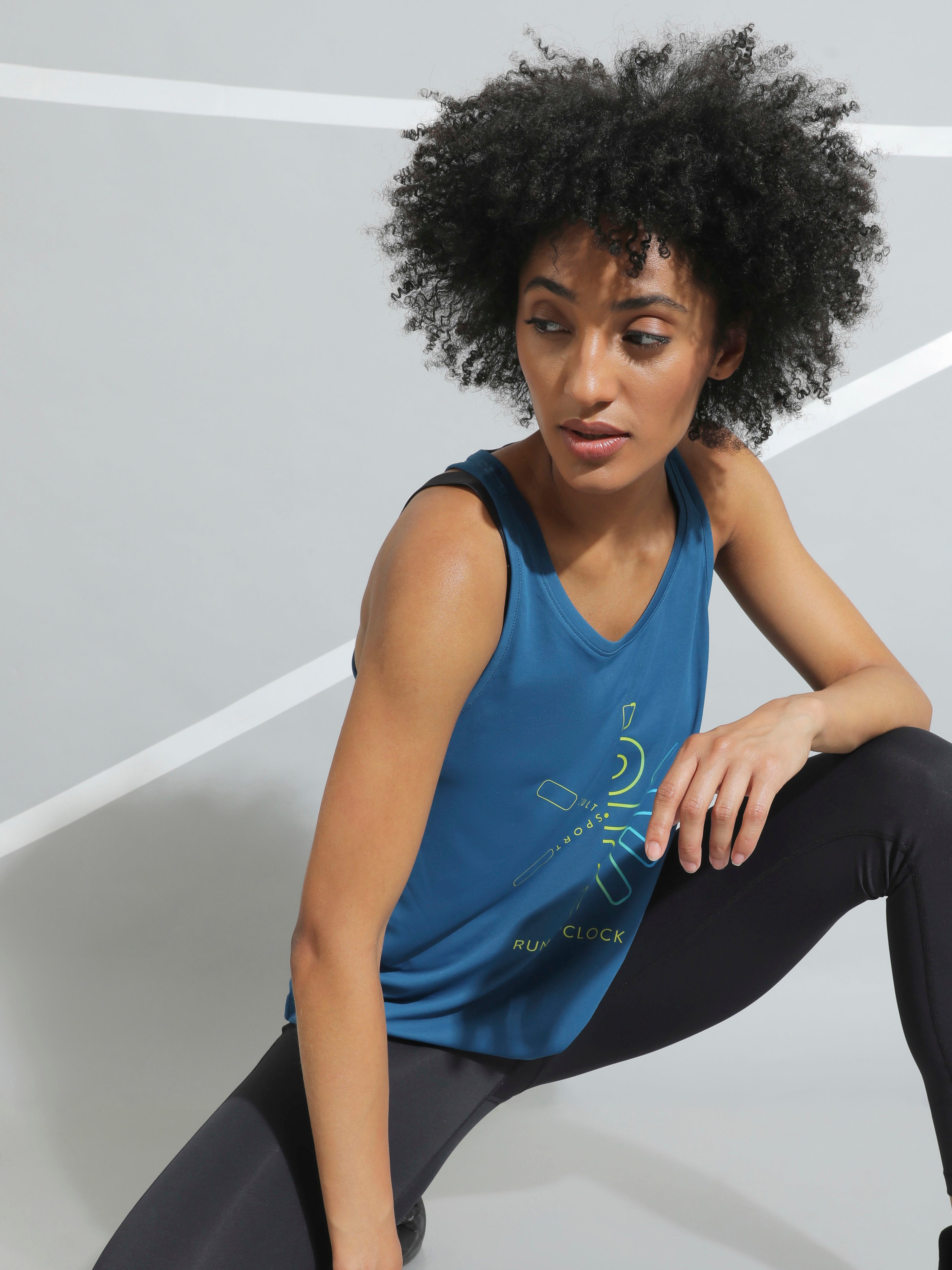 Ombre Logo Active Tank Top