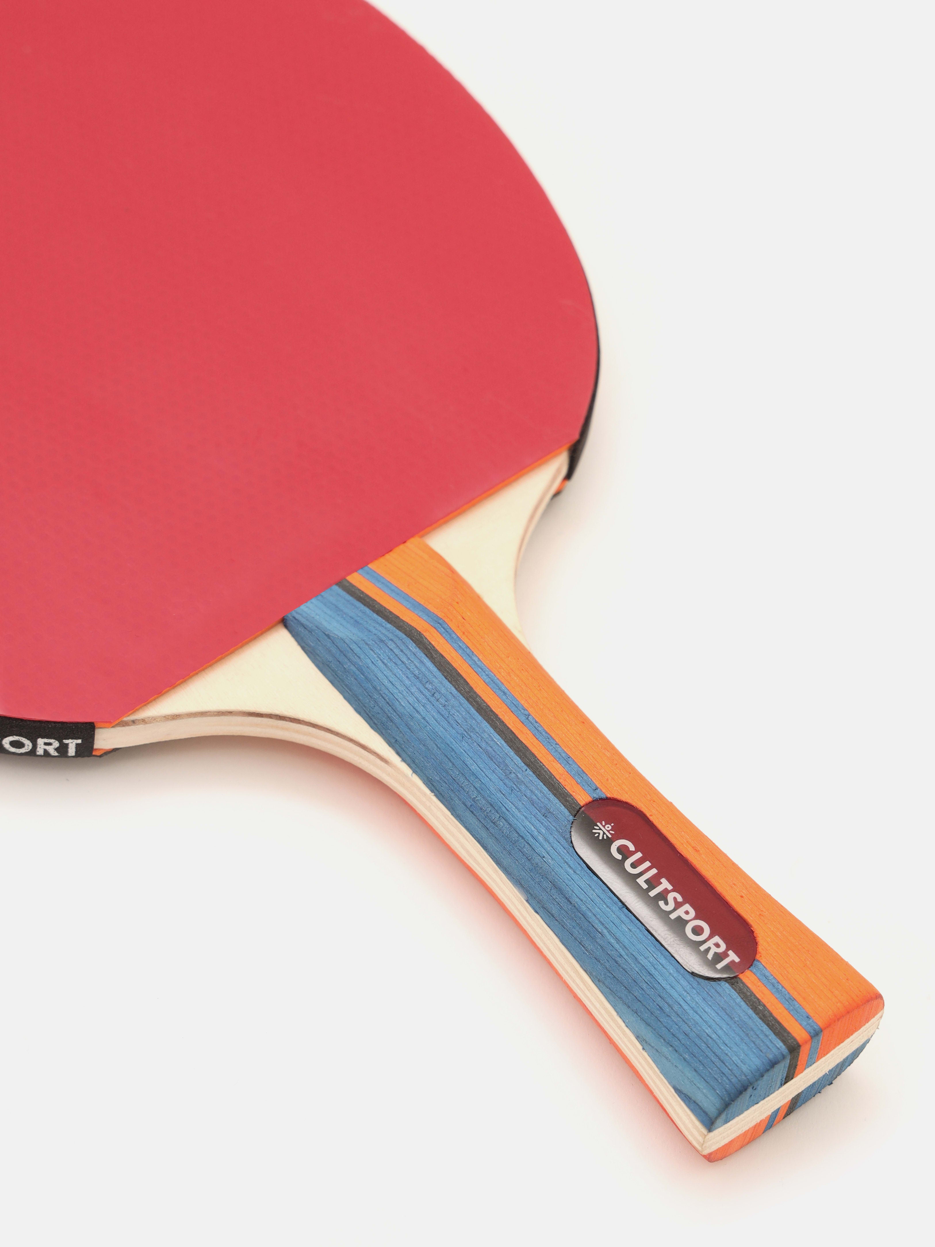 Set of 2 Table Tennis Racket with Cover and Balls