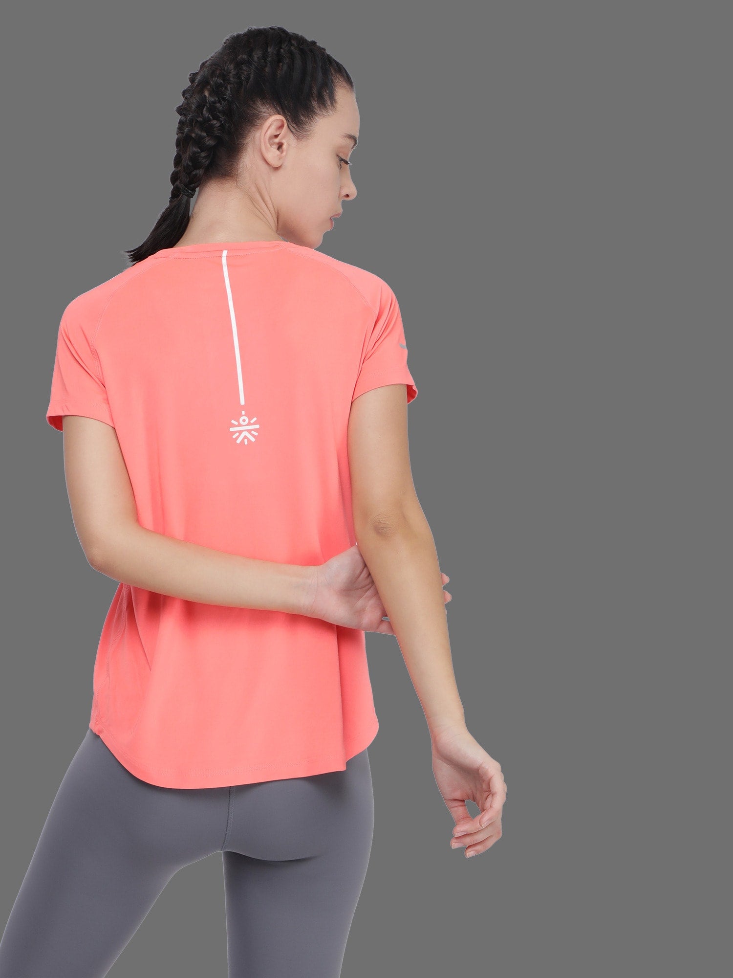 Vital Rep Peach Training Slim Tee