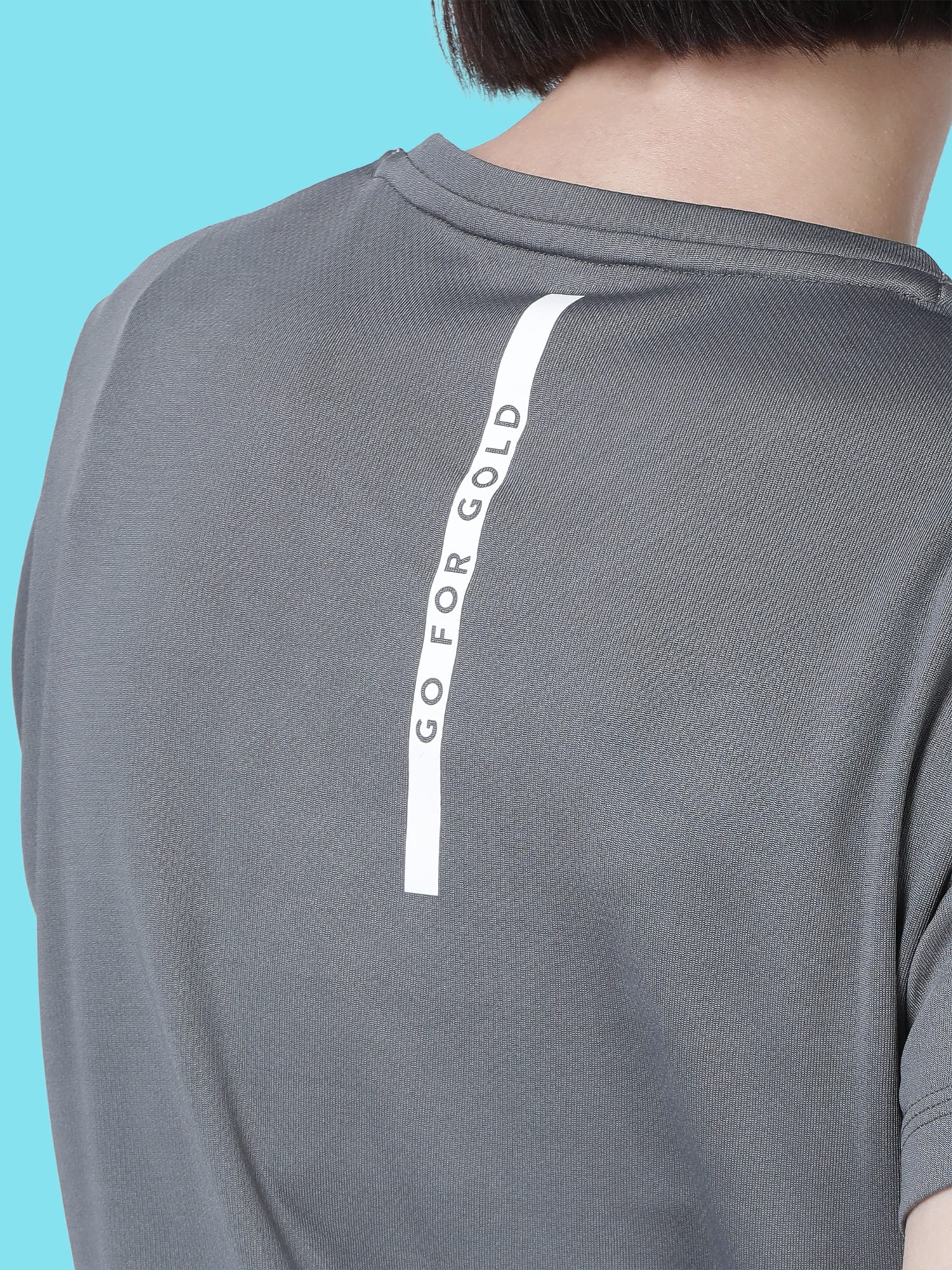 Vital Finish Grey Running Relaxed Tee