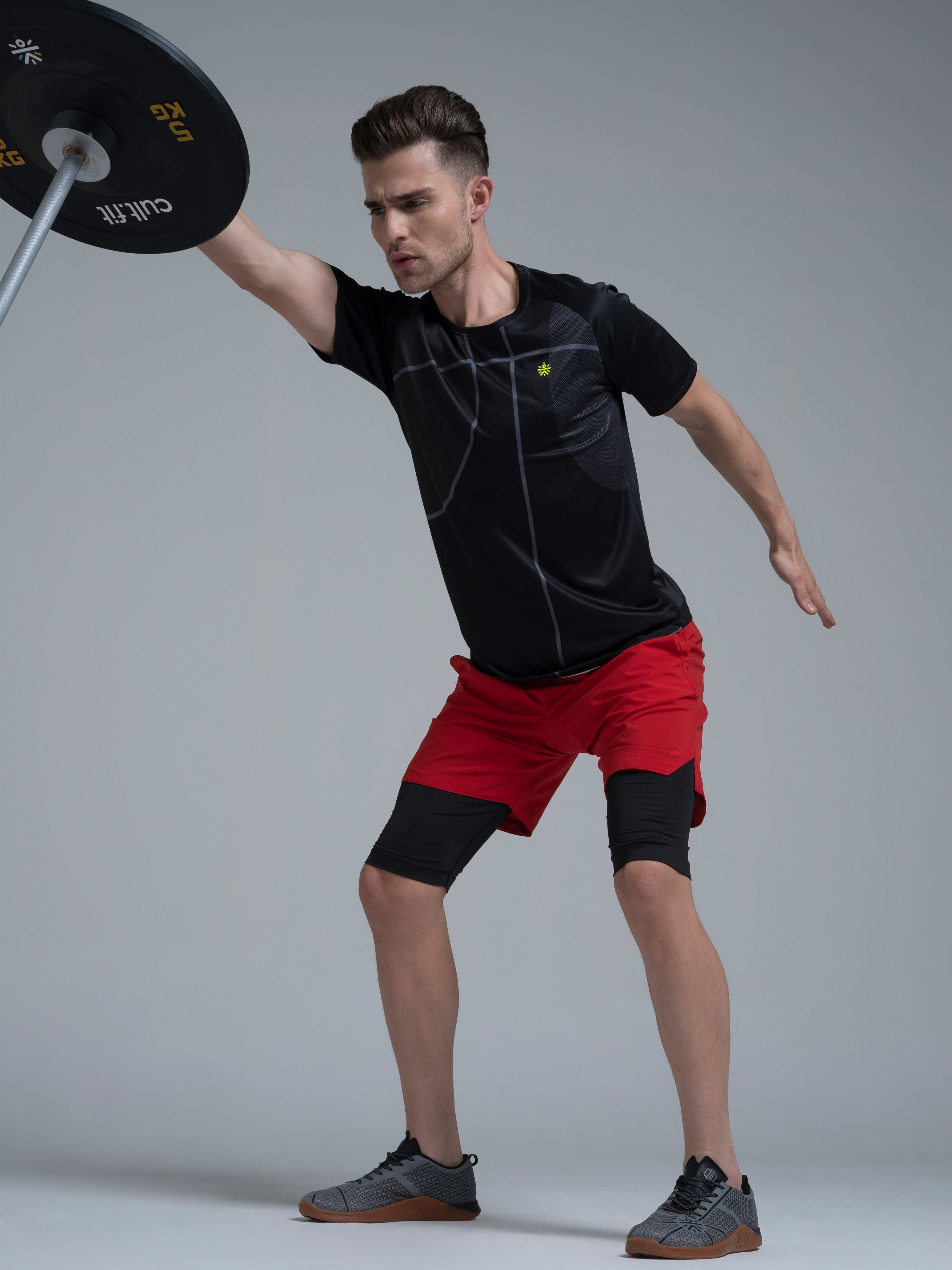 Men's Solid Training T-shirt