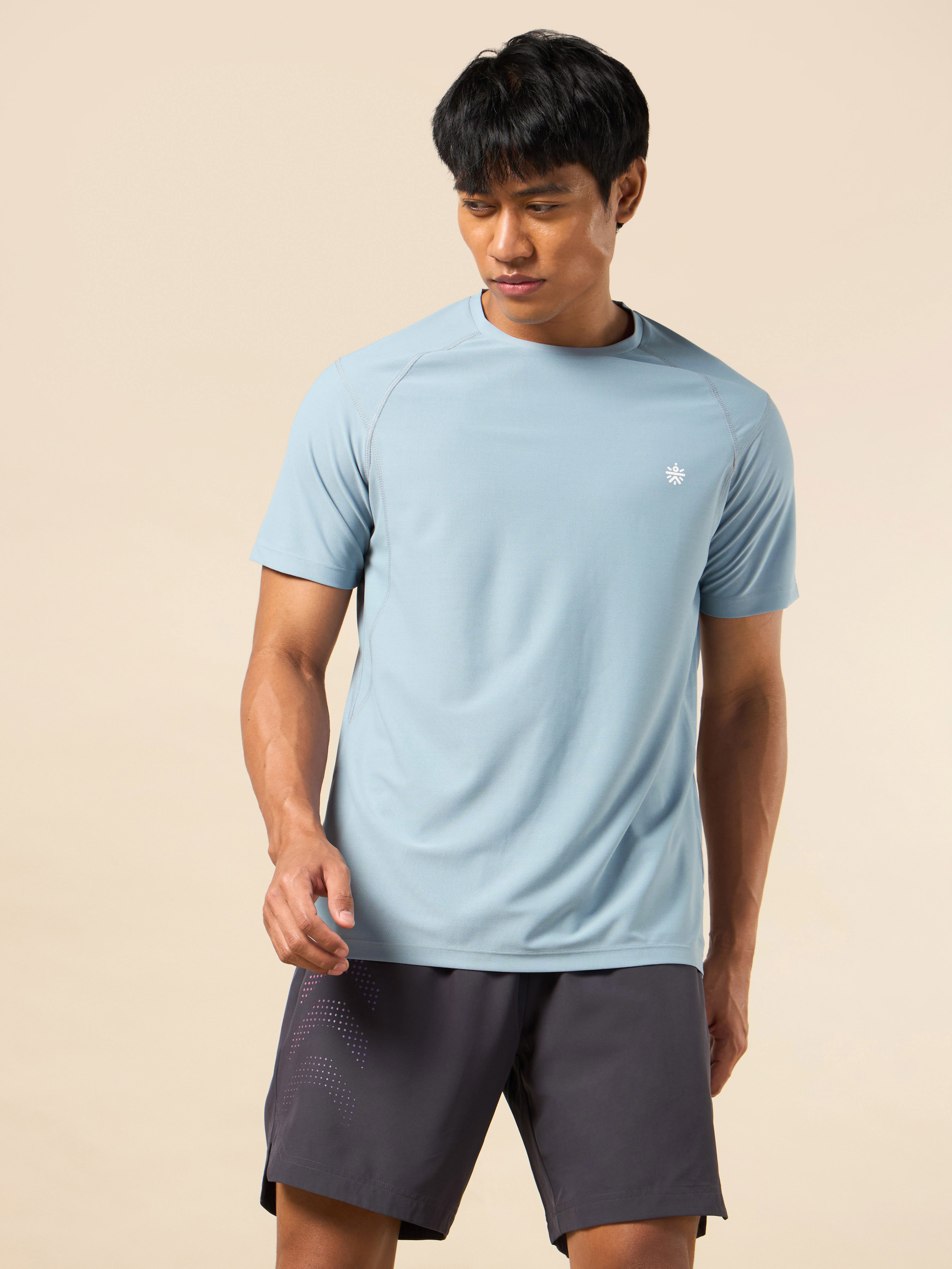 All Day Active Grey Training Tee