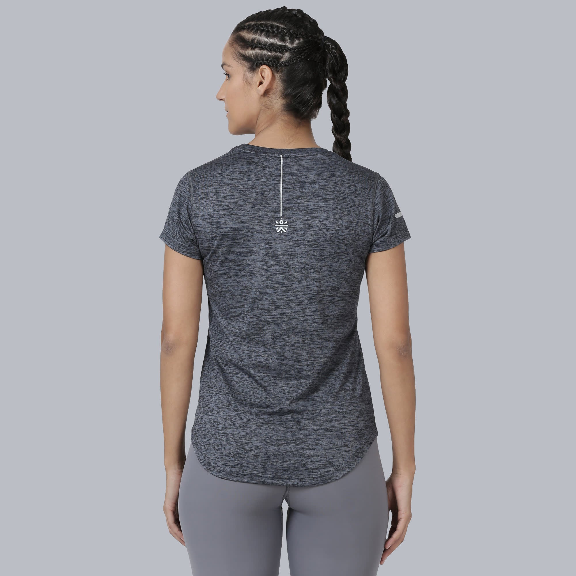 Signature Striped Slim Fit T-shirt - Grey