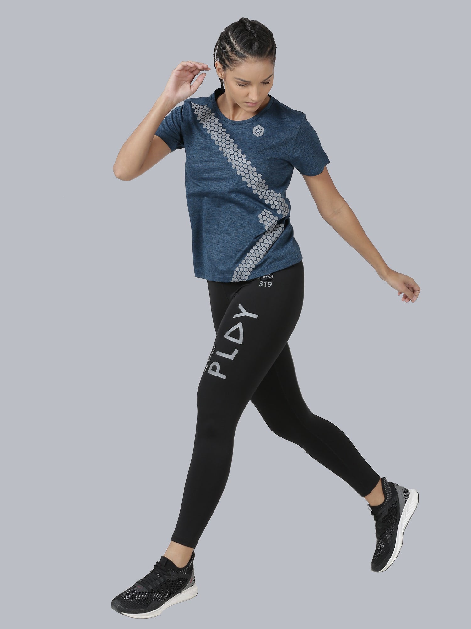 Blakout Blaze Teal Slim Tee