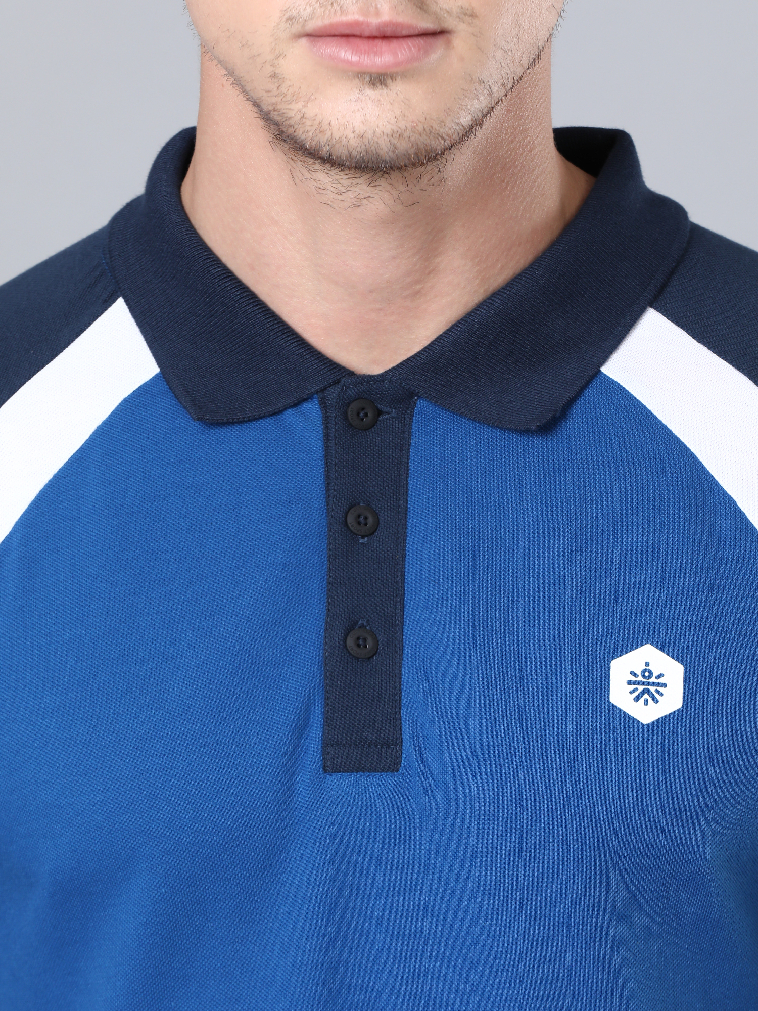 Flydry Cotton IndigoTheory Workout Polo