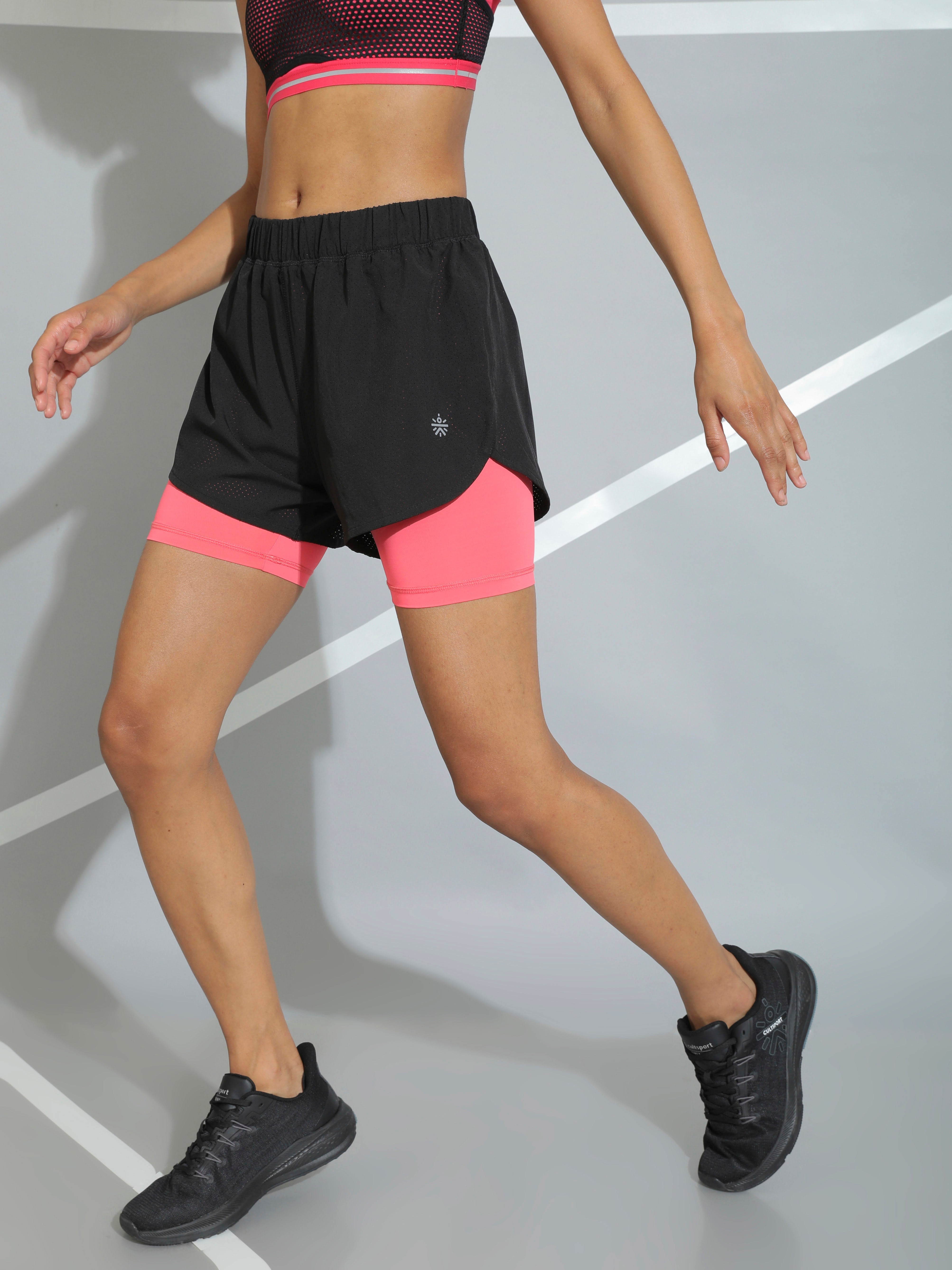 Colourblock Active Shorts