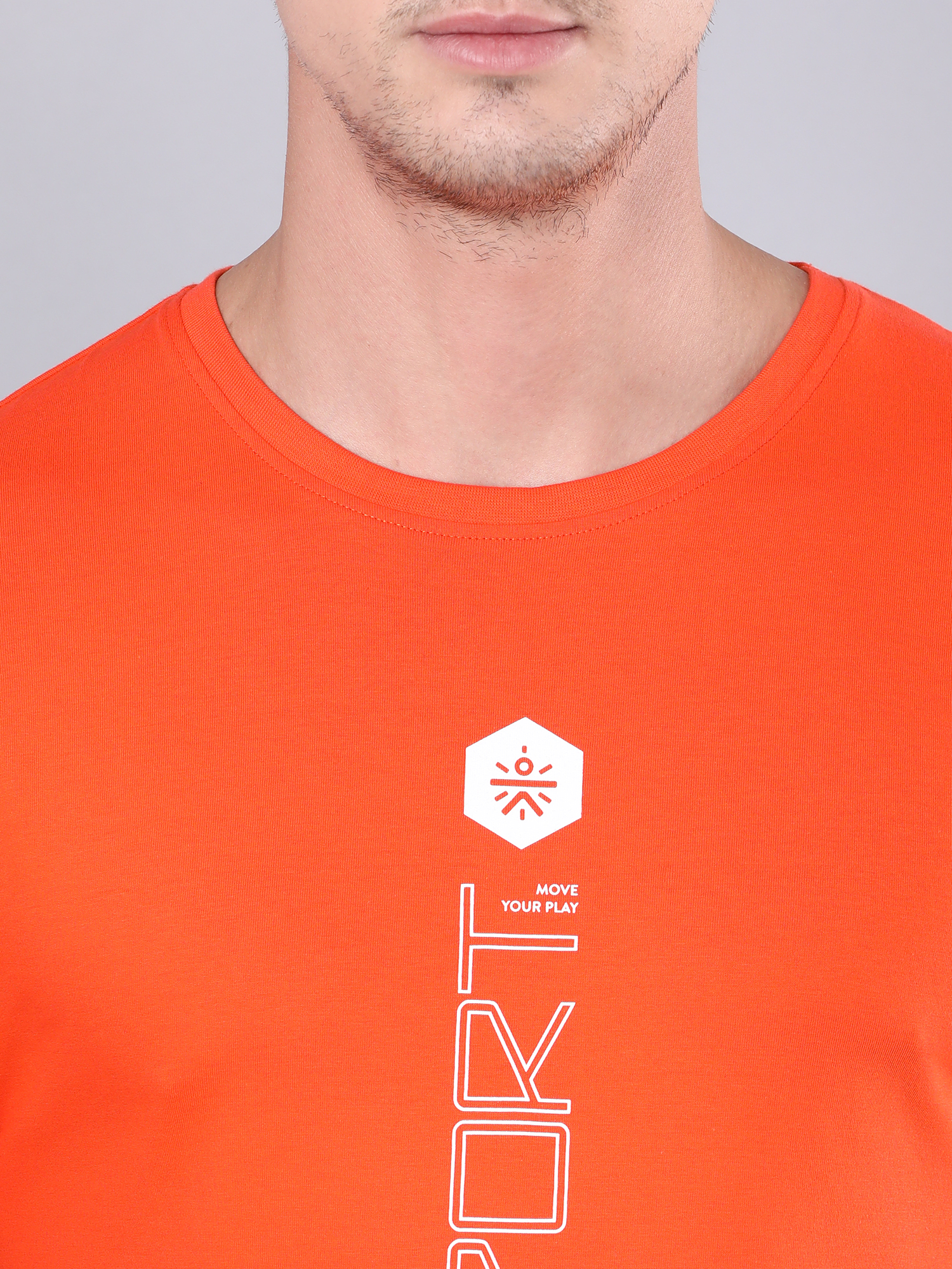 Everydays Gentle Orange Cotton tee