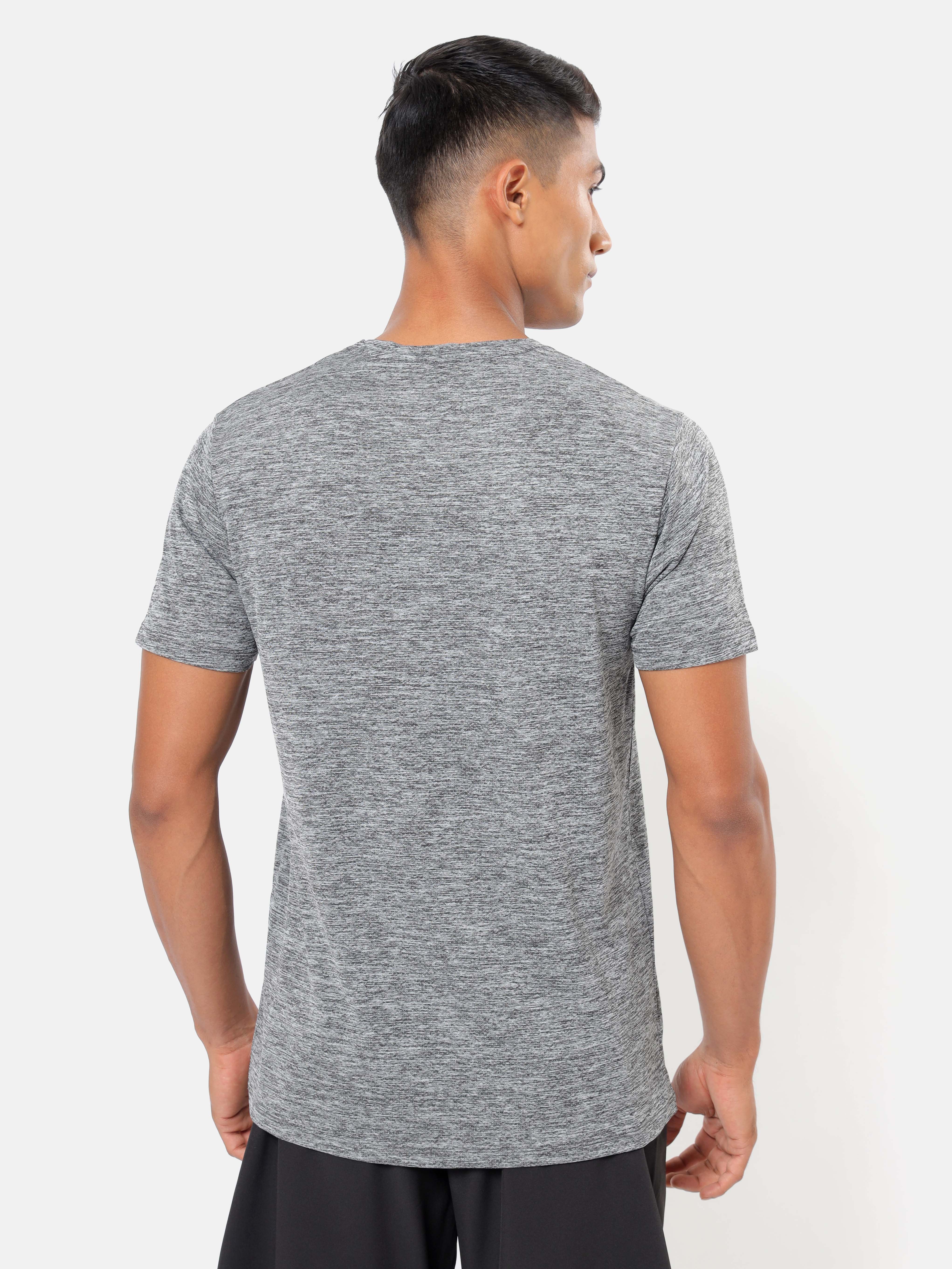 Textured Performance T-shirt with Logo Pack of 3