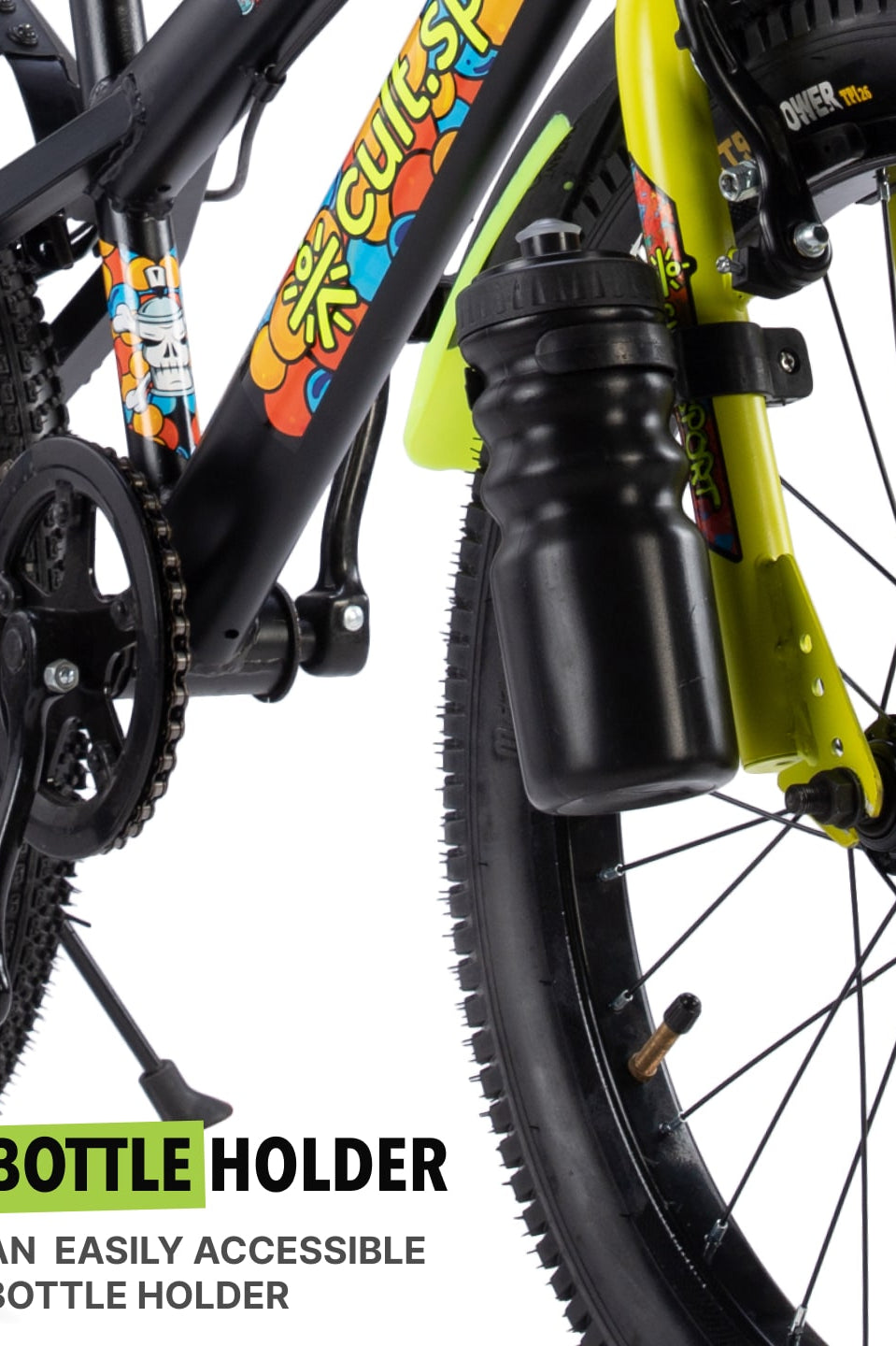 Skater 20T Steel Frame Kids Bike Black