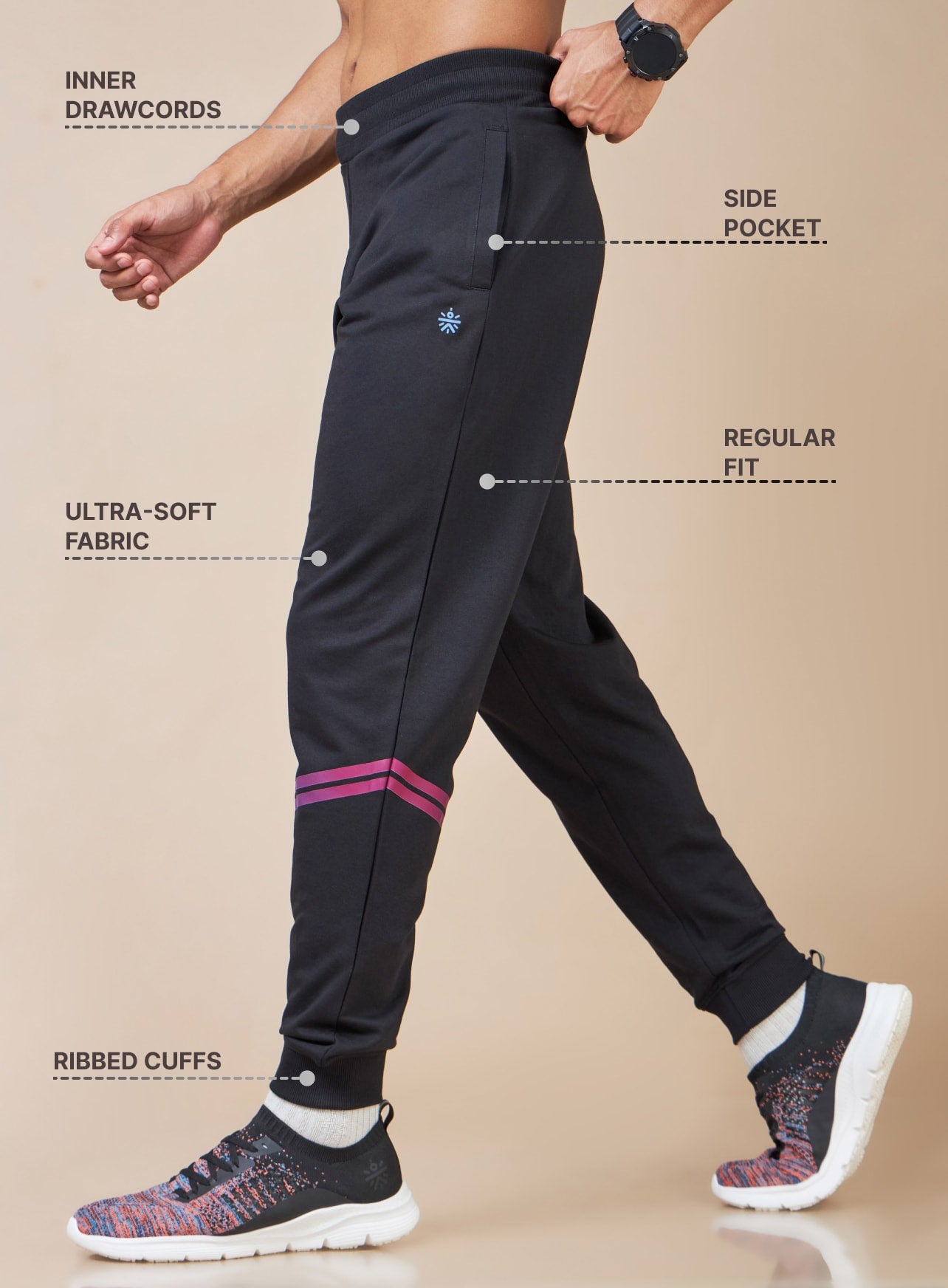 Striped Workout Joggers